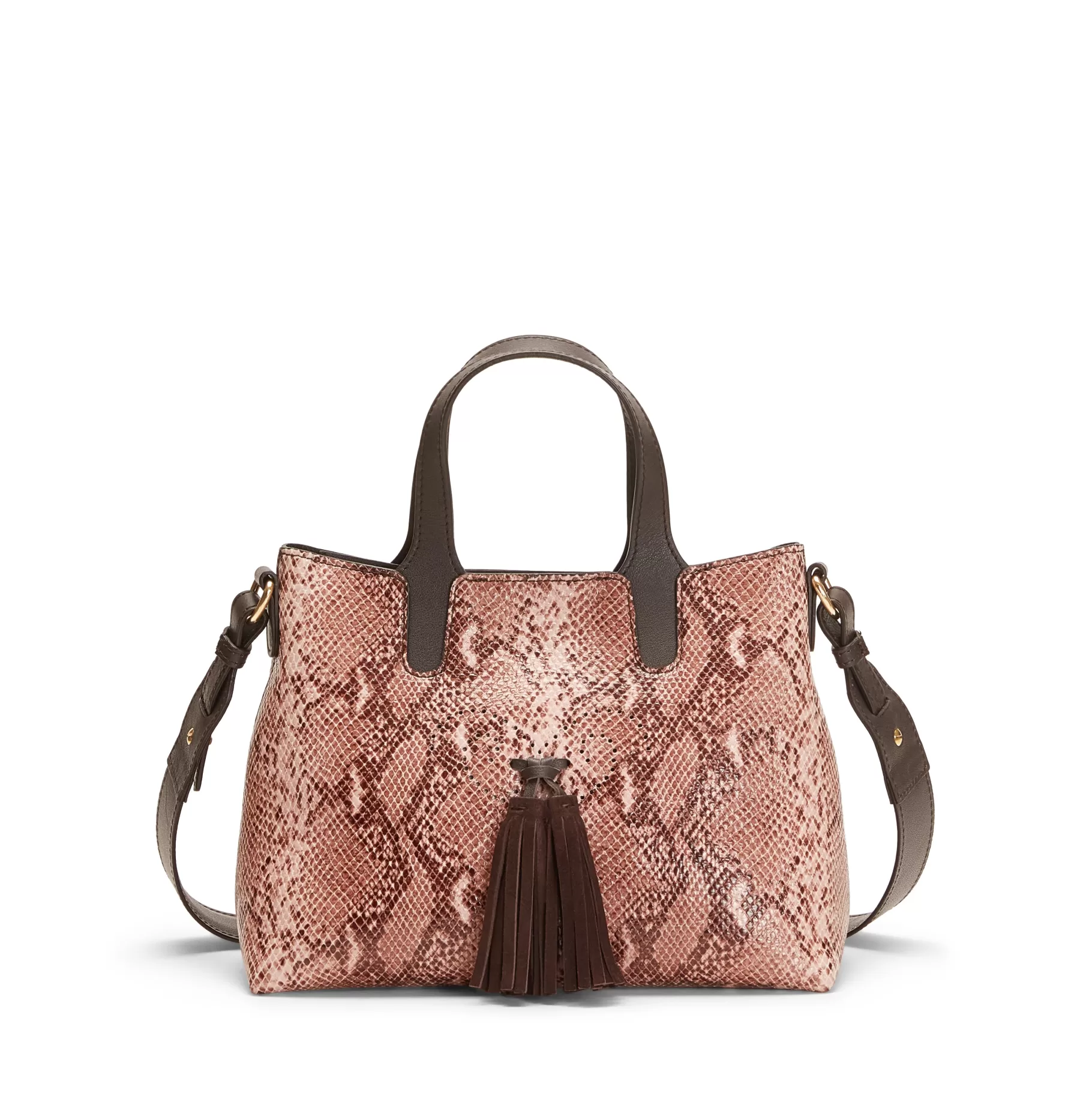 New Fratelli Rossetti Hobo Tote Bag Piccola in pelle colore cipria-