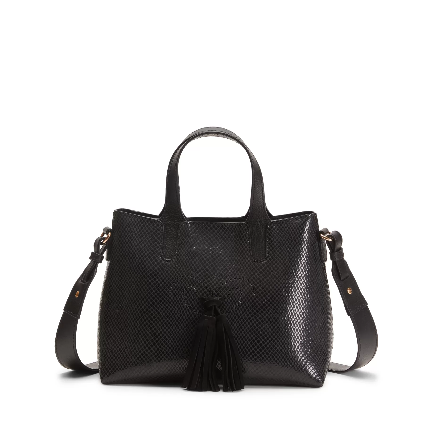 Outlet Fratelli Rossetti Hobo Tote Bag Piccola in pelle colore nero-