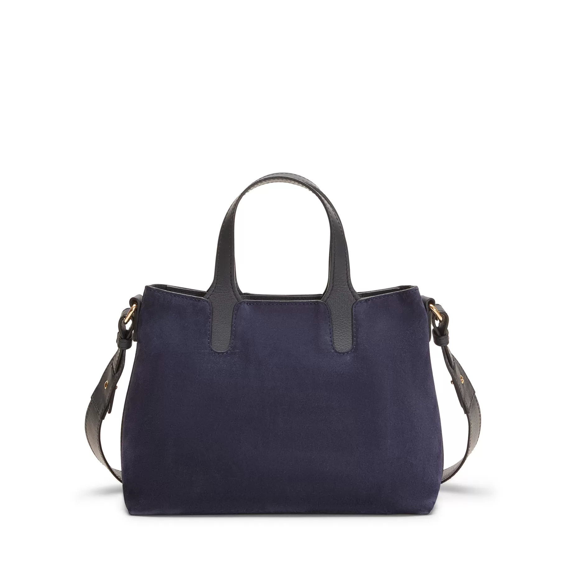 Online Fratelli Rossetti Hobo Tote Bag Piccola in suede colore blu navy-