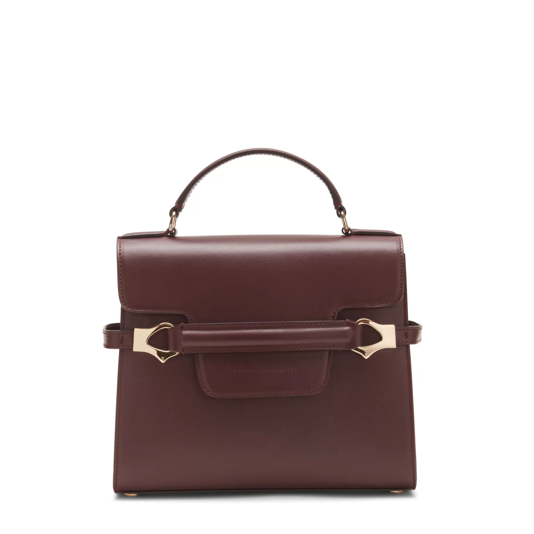 Discount Fratelli Rossetti Magenta Tote bag in pelle colore granata-