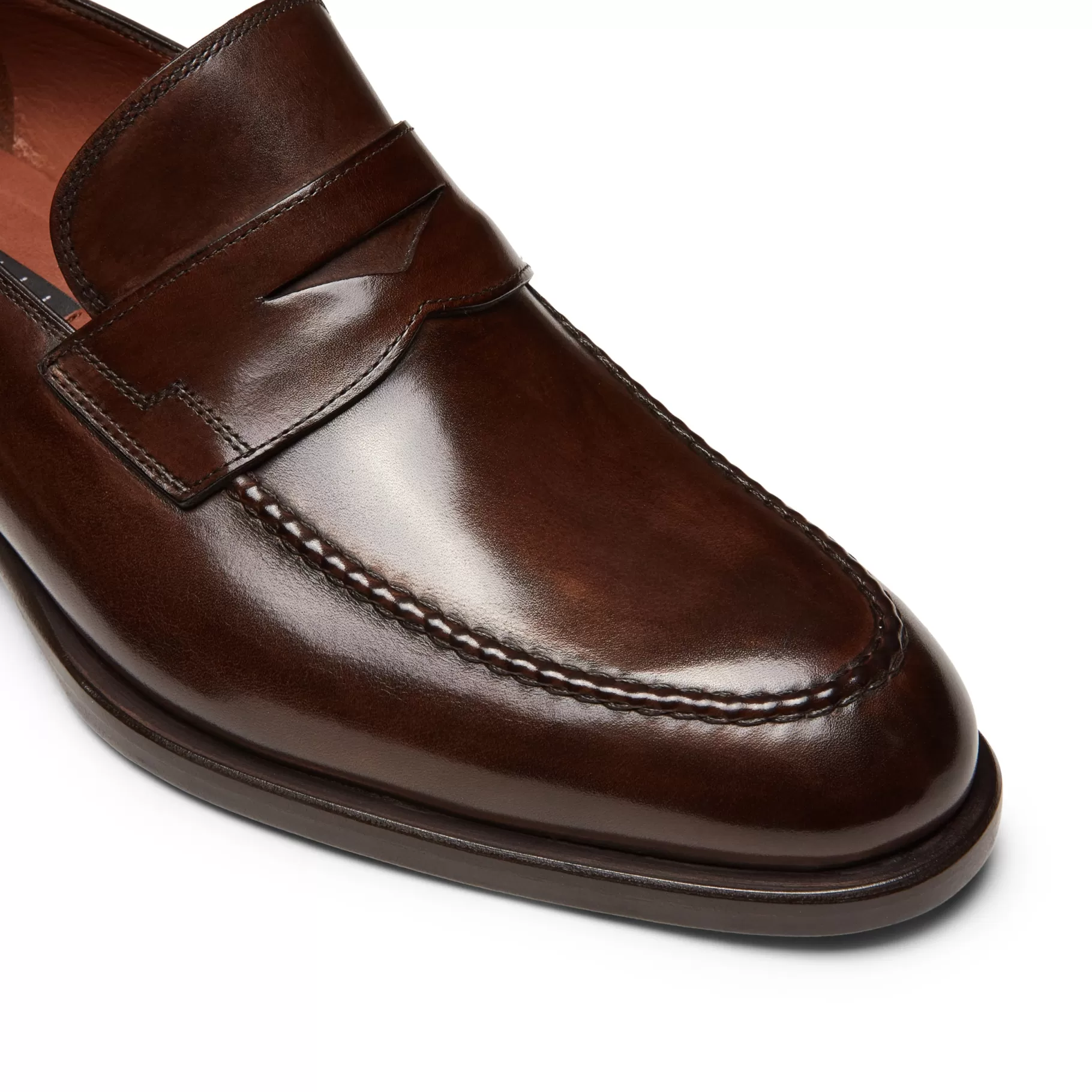 Fashion Fratelli Rossetti Mocassino a fascetta in pelle colore - Ebano