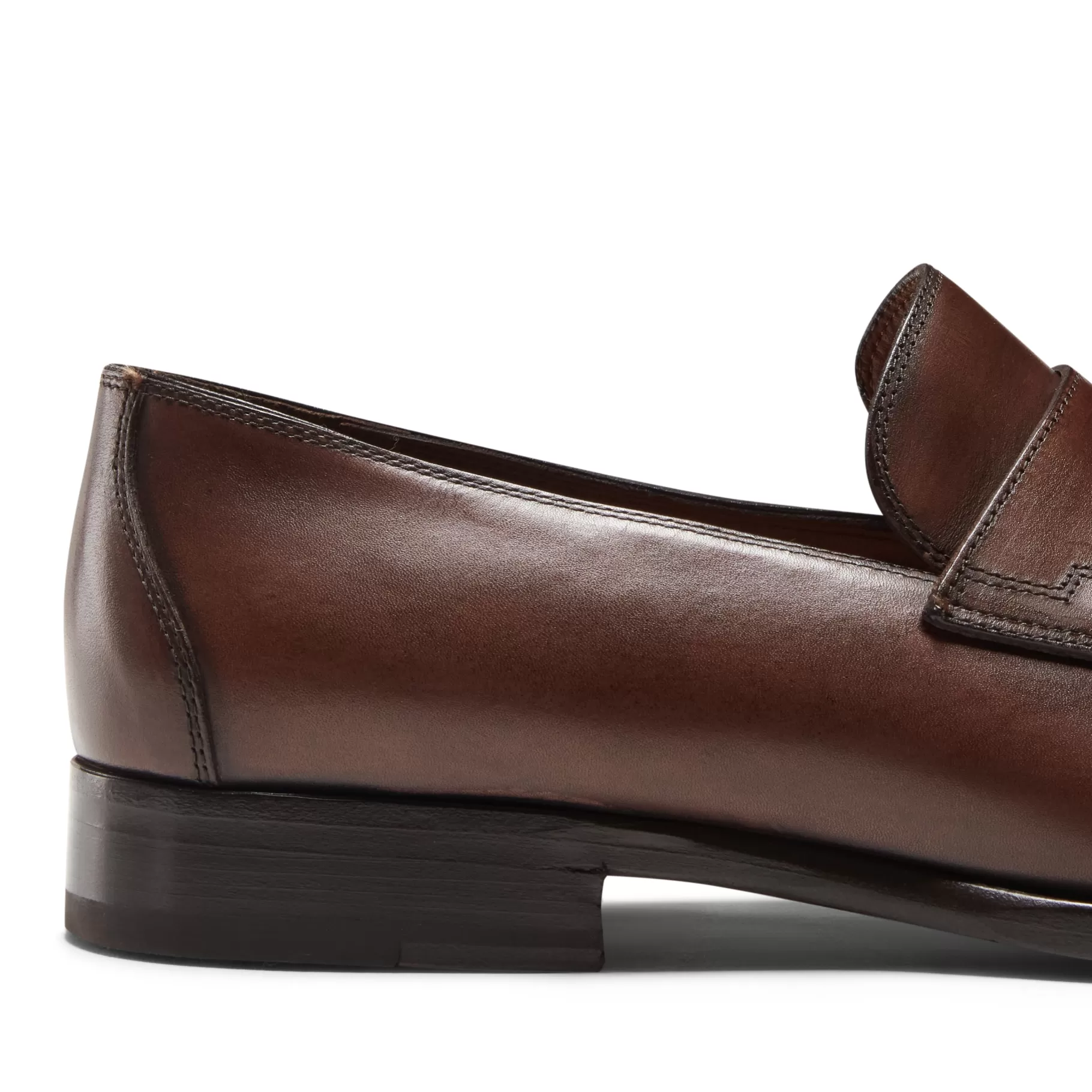 Fashion Fratelli Rossetti Mocassino a fascetta in pelle colore - Ebano