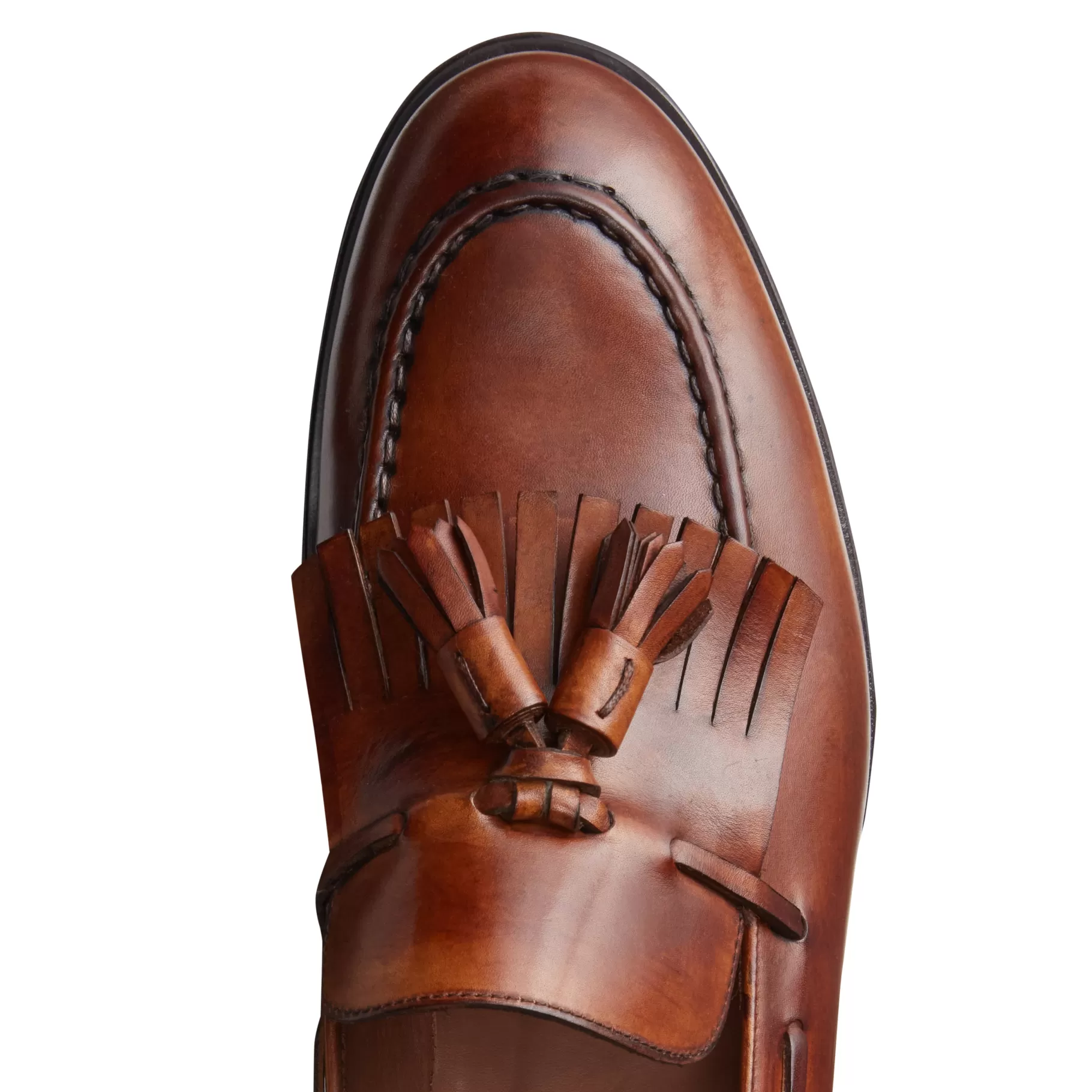 Clearance Fratelli Rossetti Mocassino Brera in pelle colore - Cognac