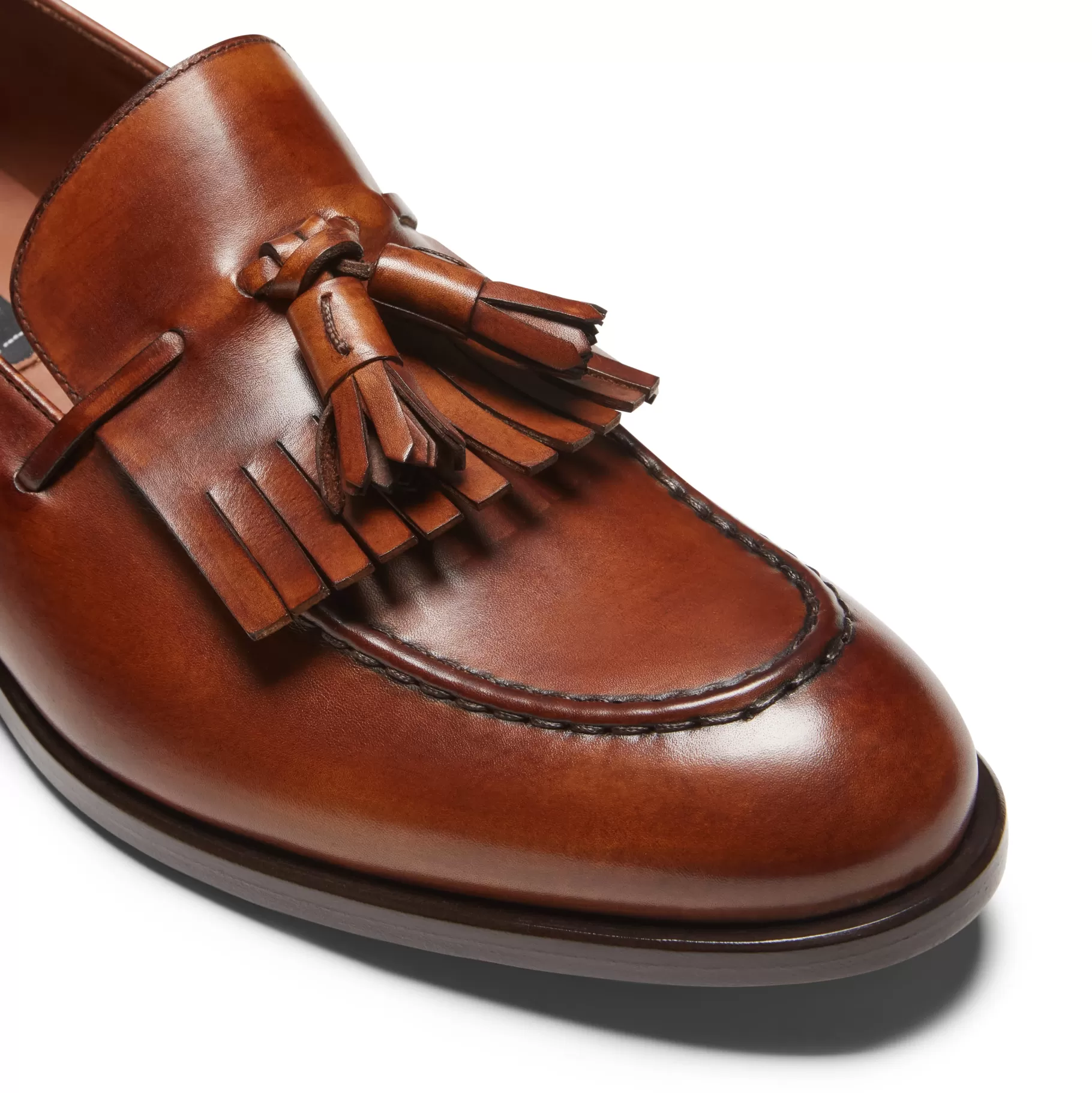 Clearance Fratelli Rossetti Mocassino Brera in pelle colore - Cognac