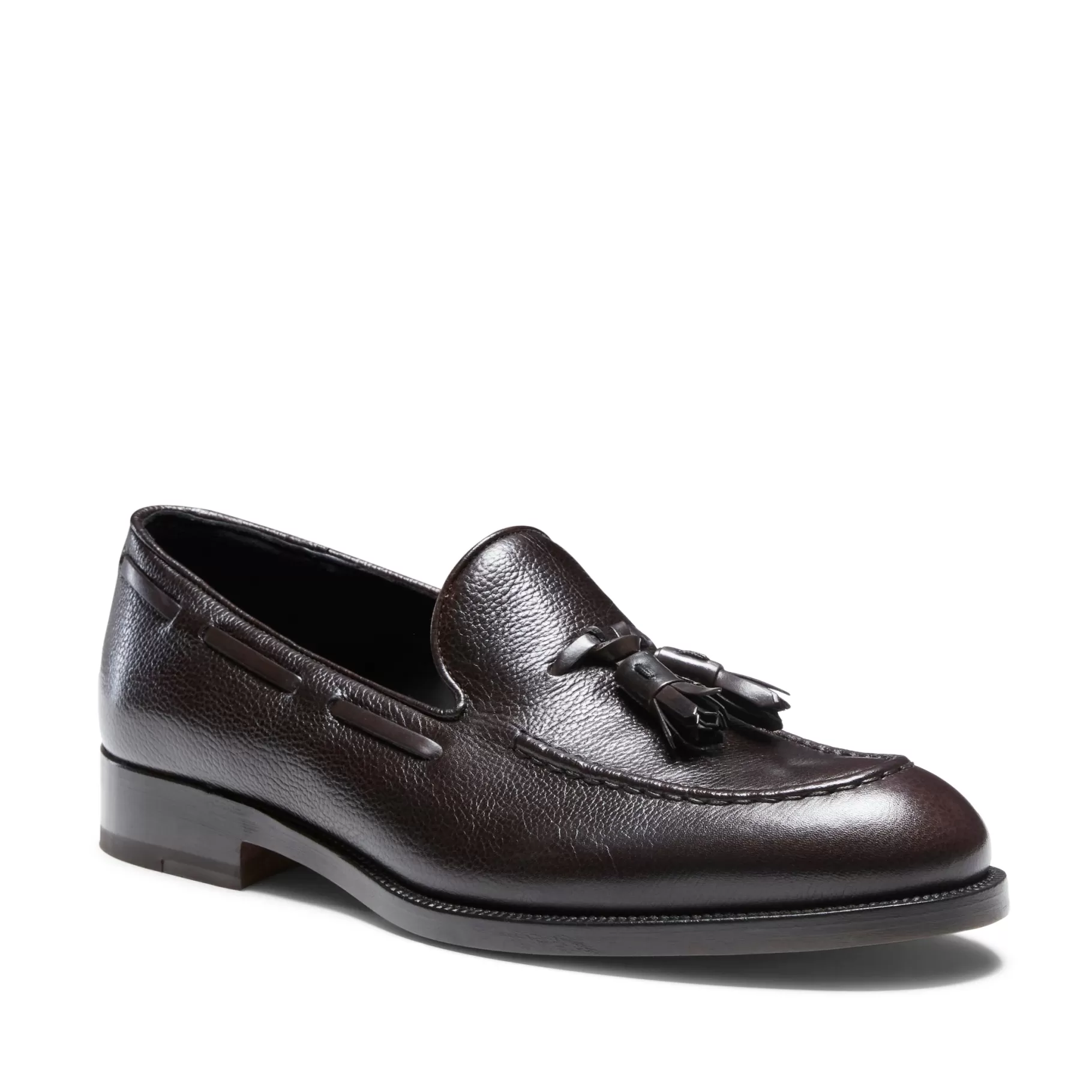 Flash Sale Fratelli Rossetti Mocassino Brera in pelle colore - Ebano