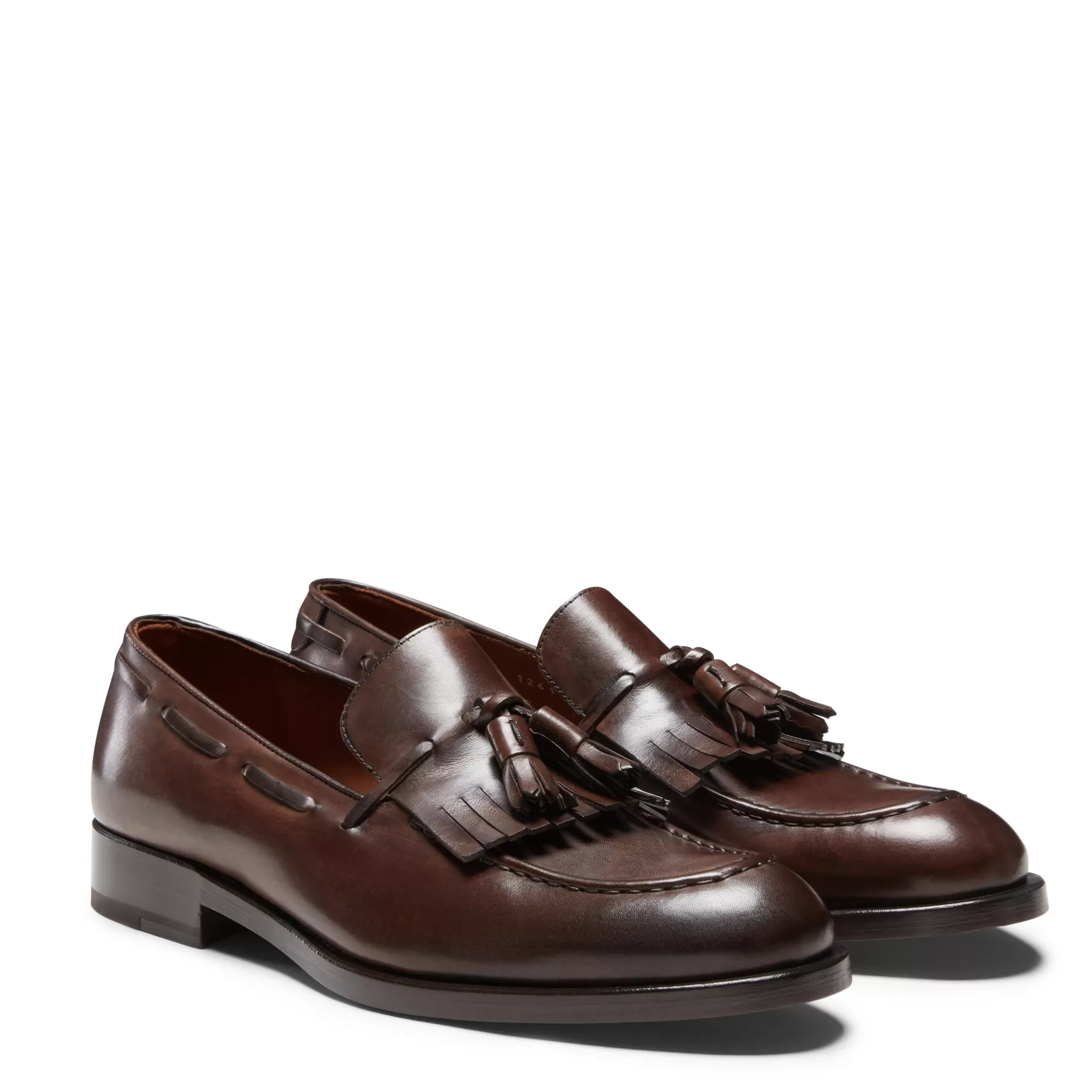 Best Sale Fratelli Rossetti Mocassino Brera in pelle colore - Ebano