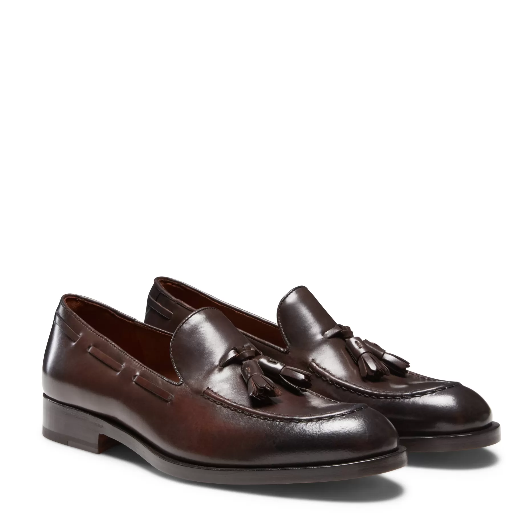 Fashion Fratelli Rossetti Mocassino Brera in pelle colore - Ebano