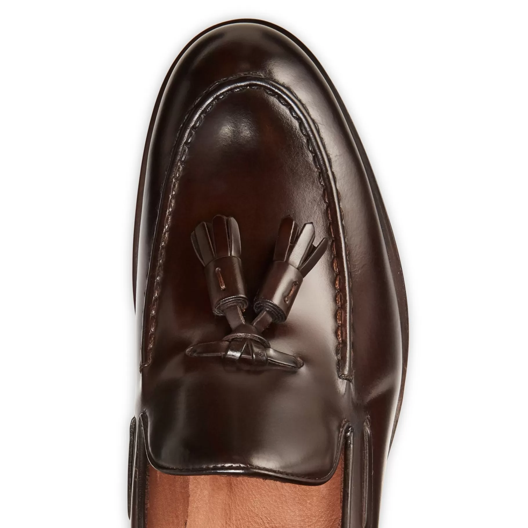 Fashion Fratelli Rossetti Mocassino Brera in pelle colore - Ebano