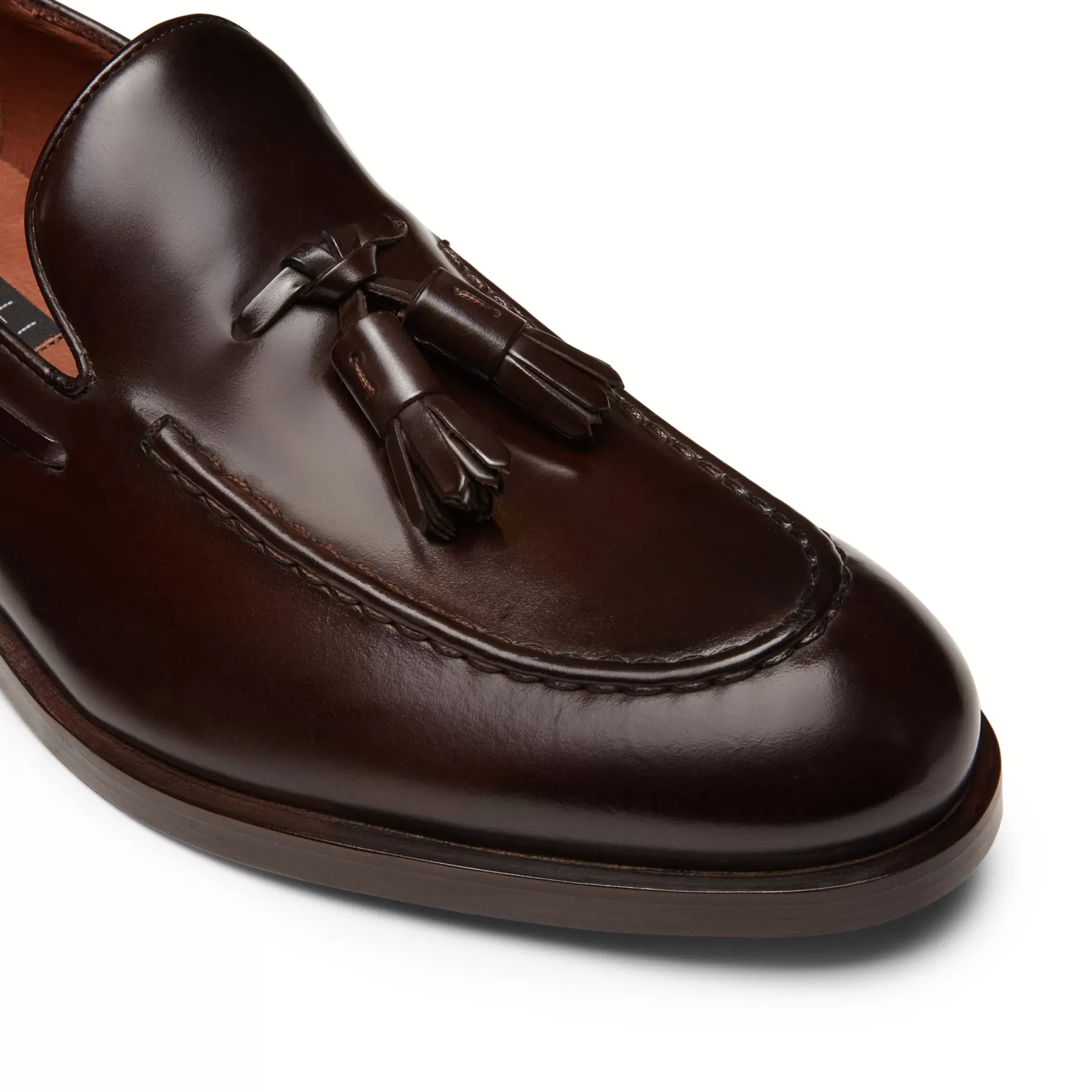 Fashion Fratelli Rossetti Mocassino Brera in pelle colore - Ebano