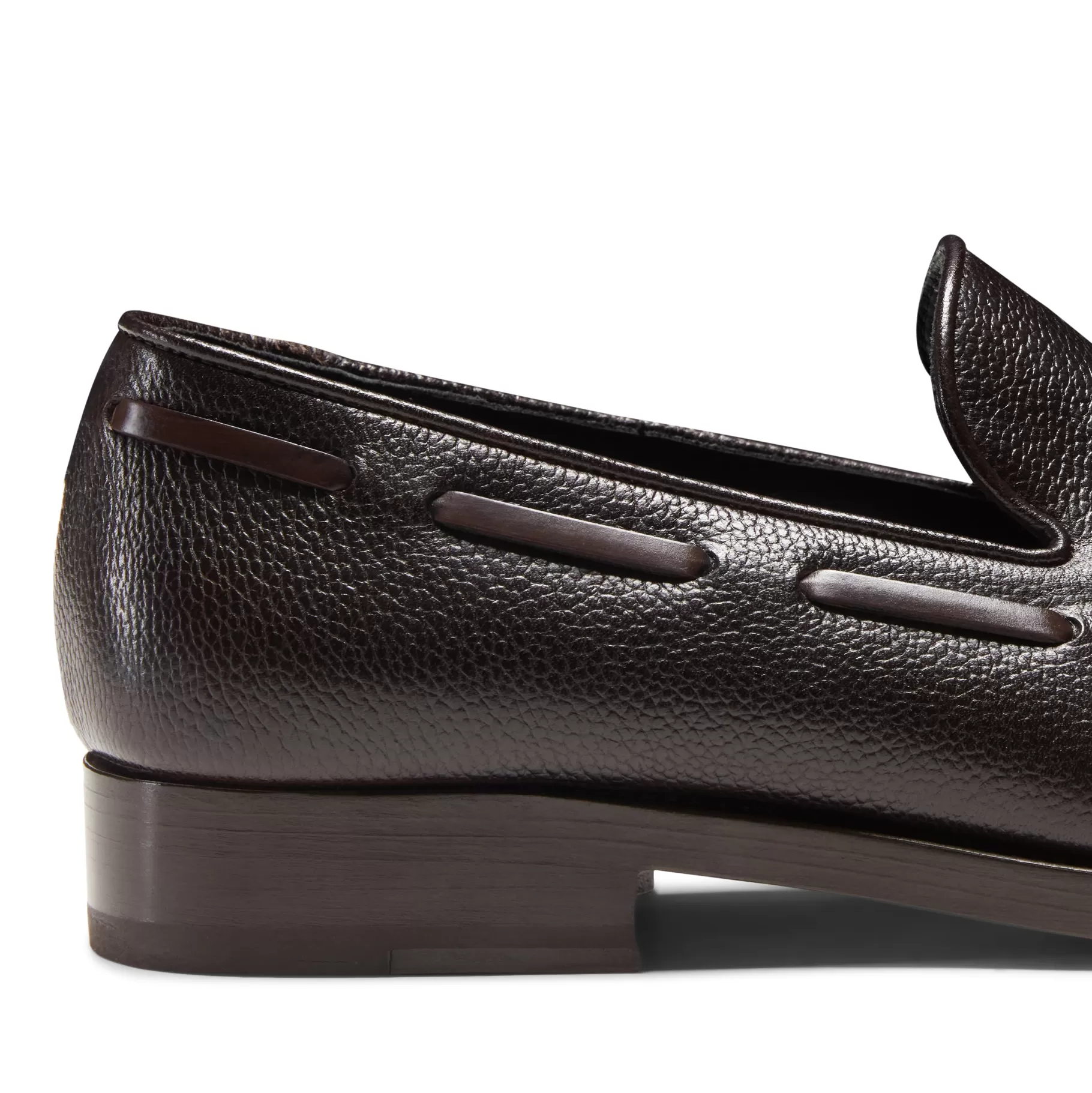 Flash Sale Fratelli Rossetti Mocassino Brera in pelle colore - Ebano