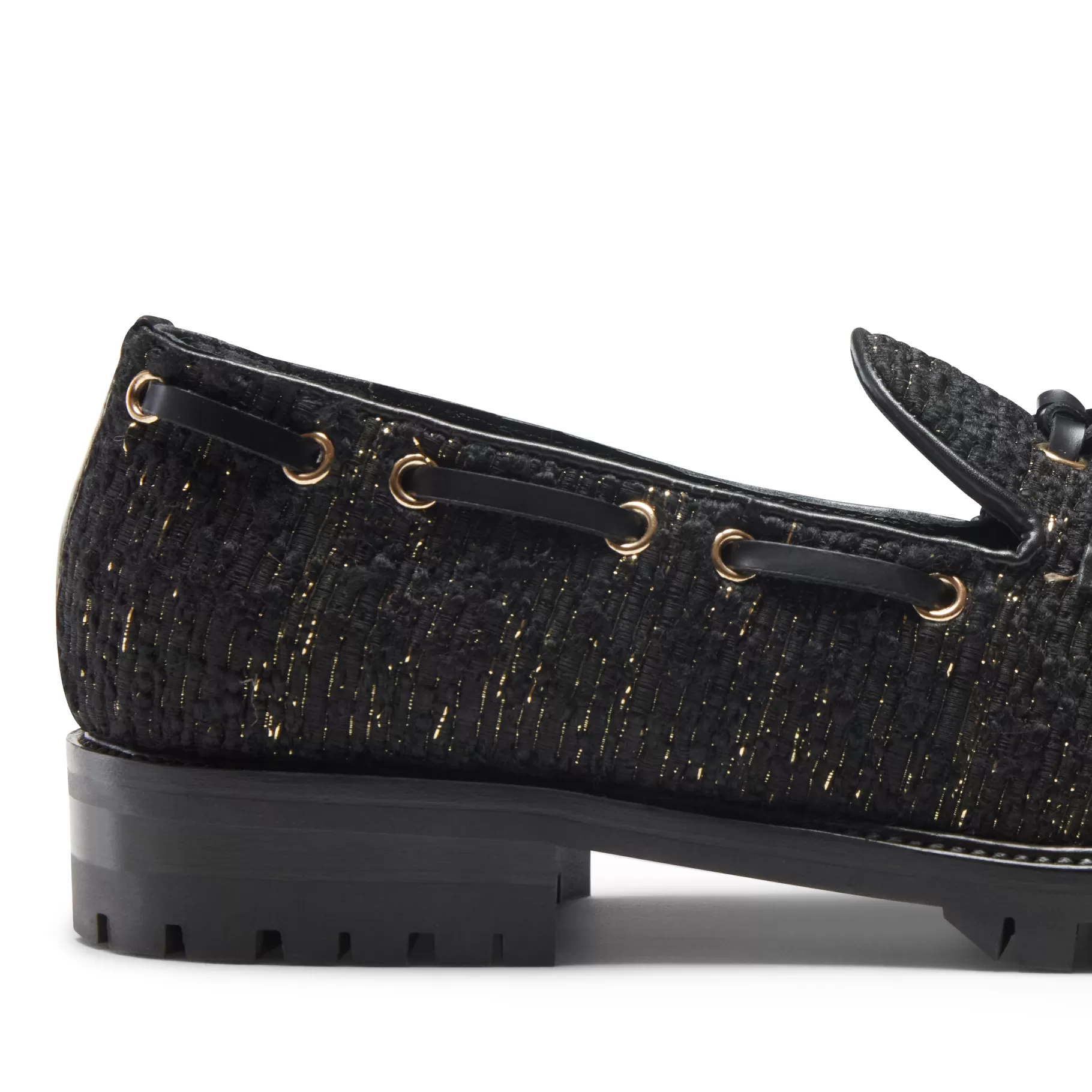 Cheap Fratelli Rossetti Mocassino Brera in tessuto colore nero- Nero/oro