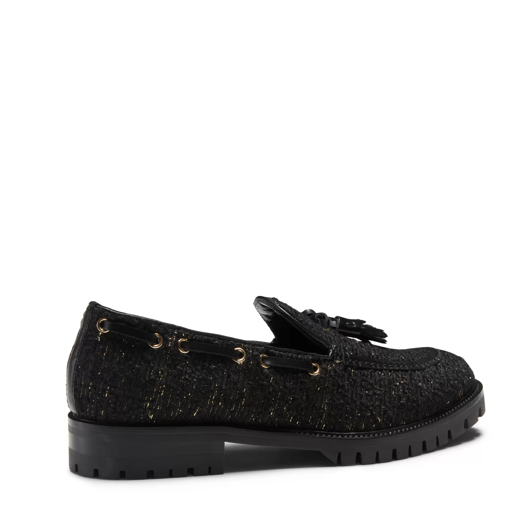 Cheap Fratelli Rossetti Mocassino Brera in tessuto colore nero- Nero/oro