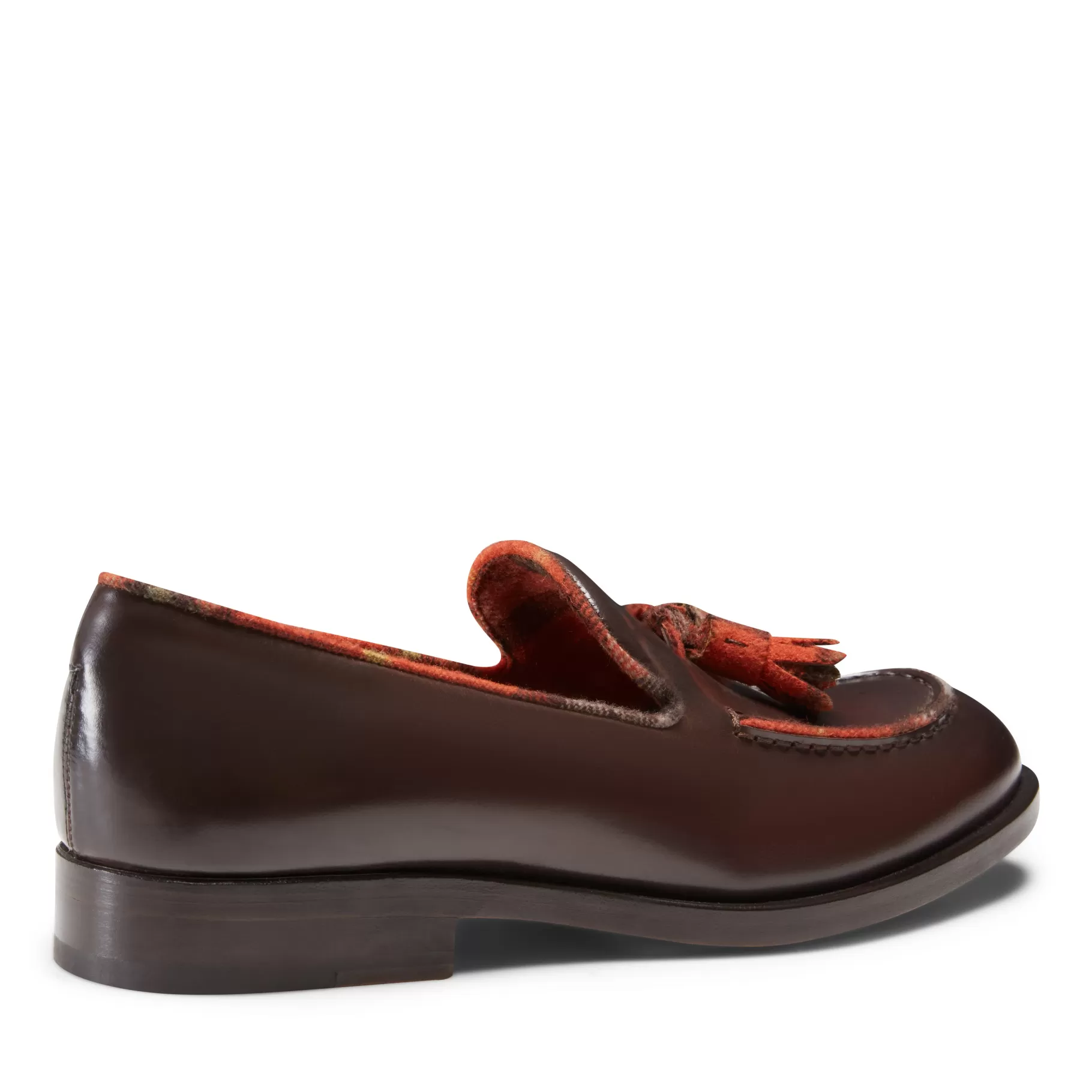 Fashion Fratelli Rossetti Mocassino Brera Kilt in pelle colore - Ebano