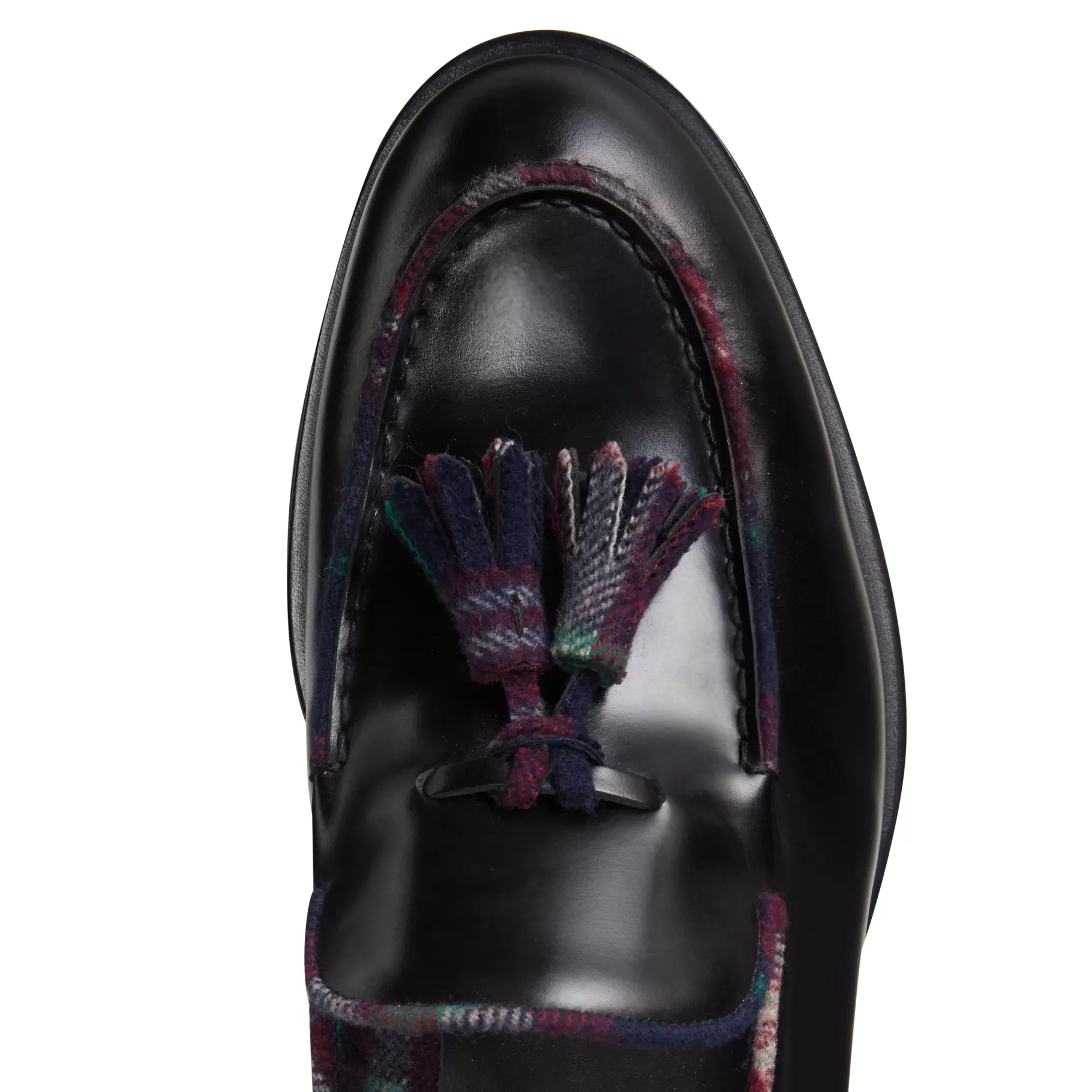 Sale Fratelli Rossetti Mocassino Brera Kilt in pelle colore - Nero