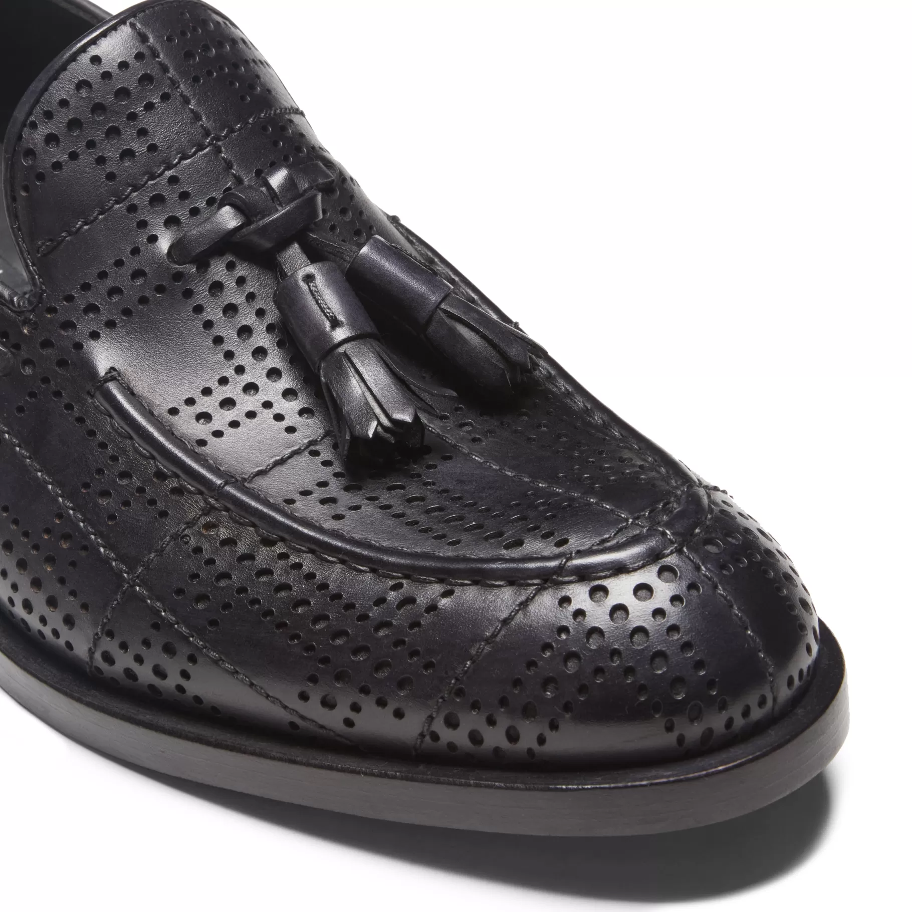 Online Fratelli Rossetti Mocassino Brera Tartan in pelle colore - Nero