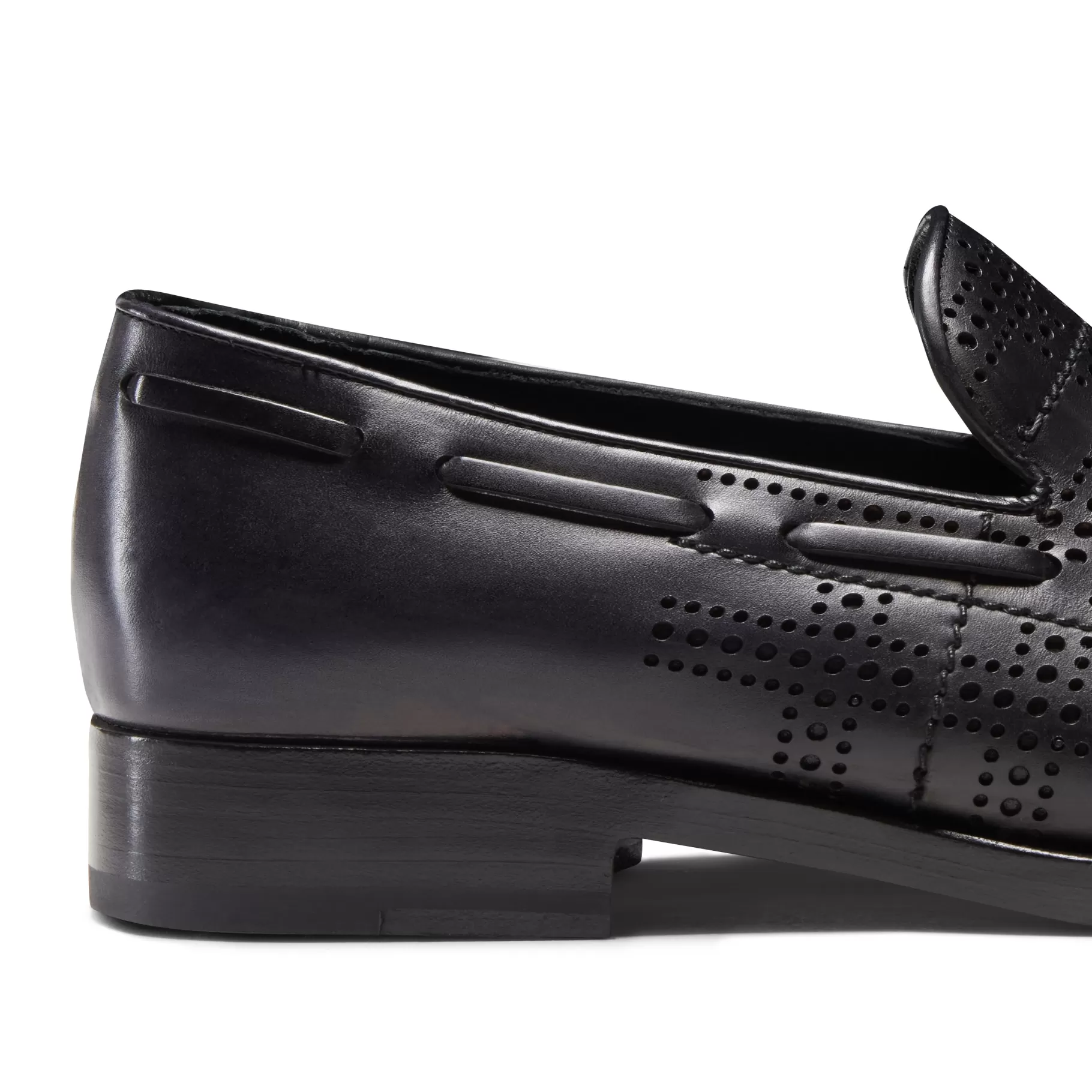 Online Fratelli Rossetti Mocassino Brera Tartan in pelle colore - Nero