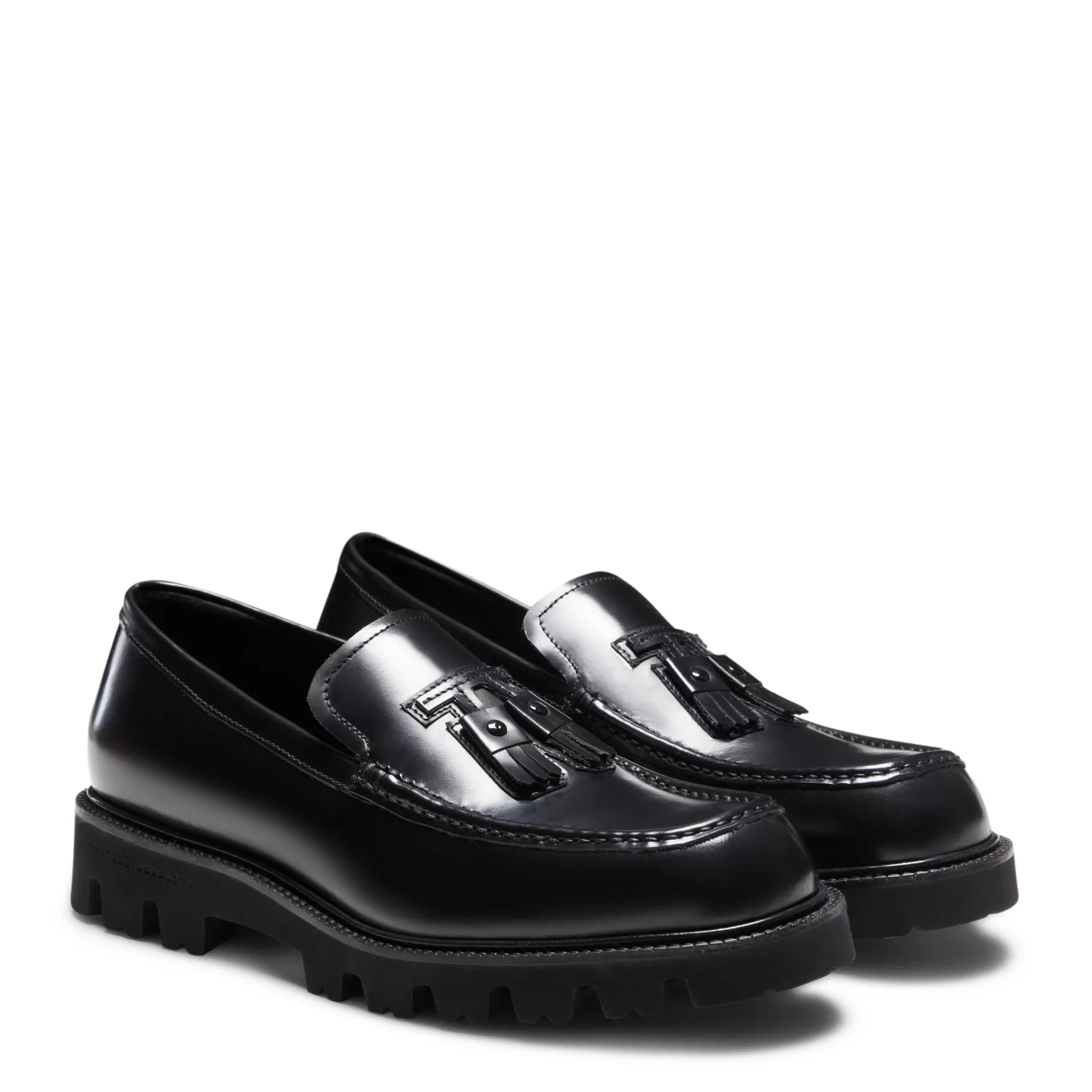 Hot Fratelli Rossetti Mocassino Fiocchetto Patch Registered Design in pelle colore - Nero