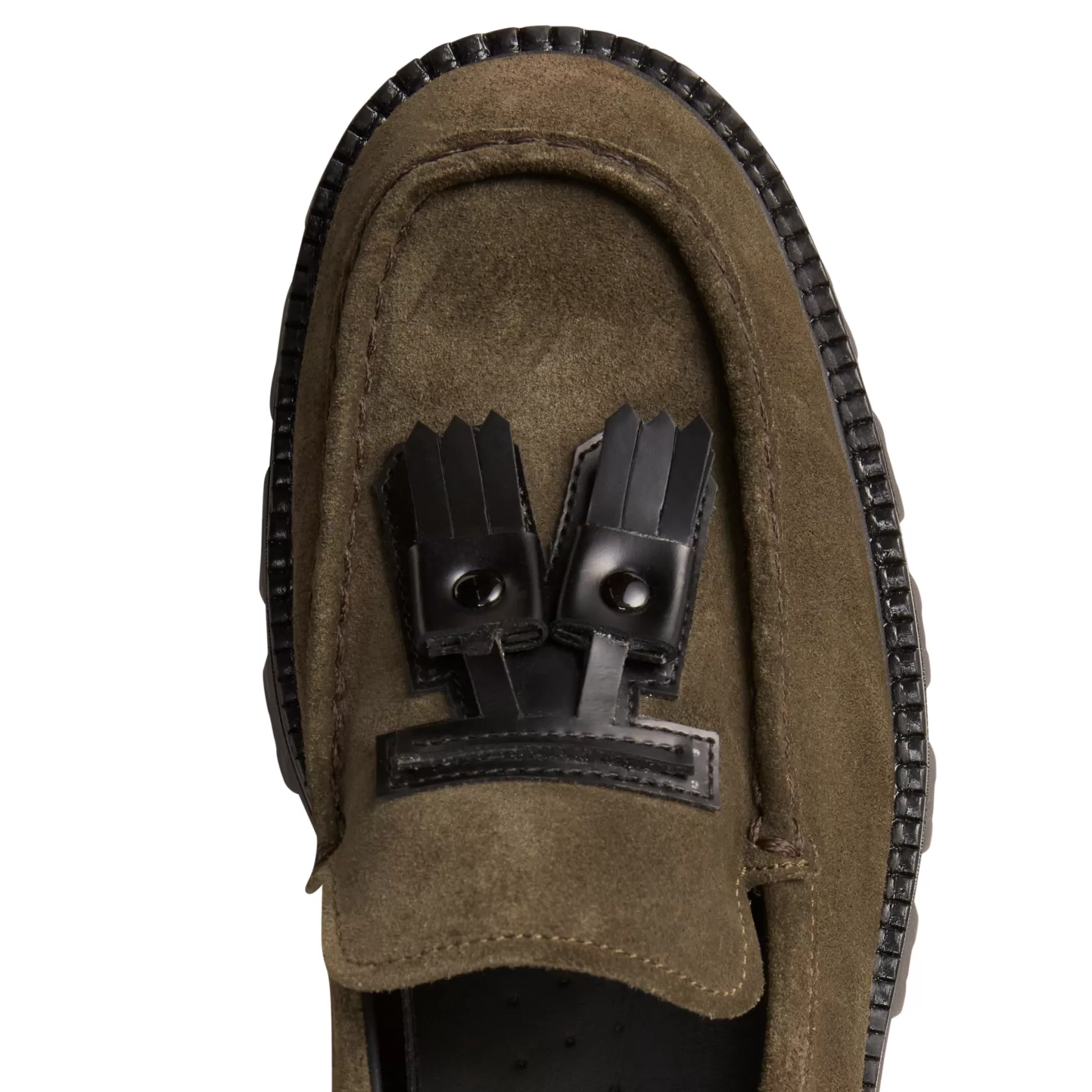 Cheap Fratelli Rossetti Mocassino Fiocchetto Patch Registered Design in suede colore verde - Bosco