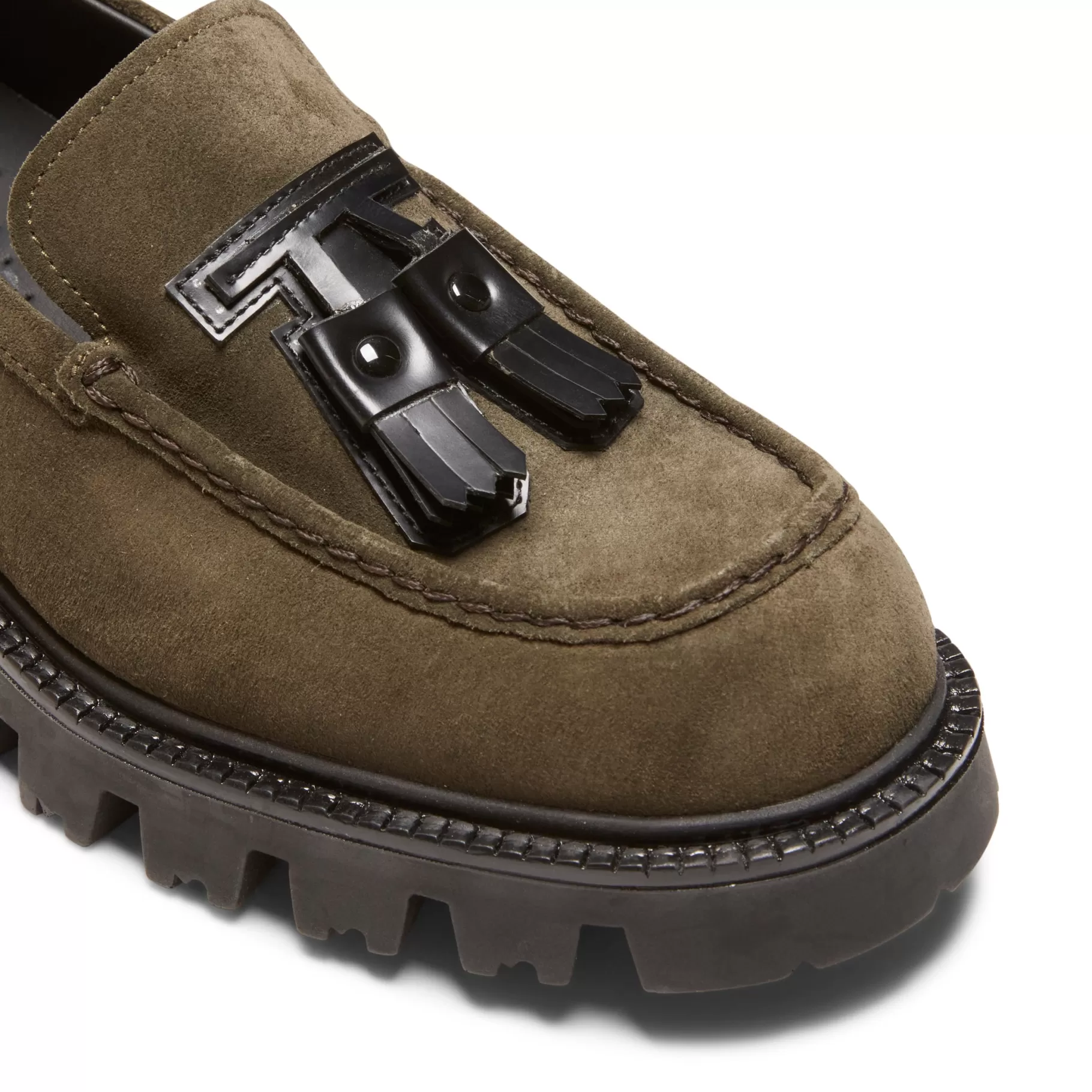 Cheap Fratelli Rossetti Mocassino Fiocchetto Patch Registered Design in suede colore verde - Bosco