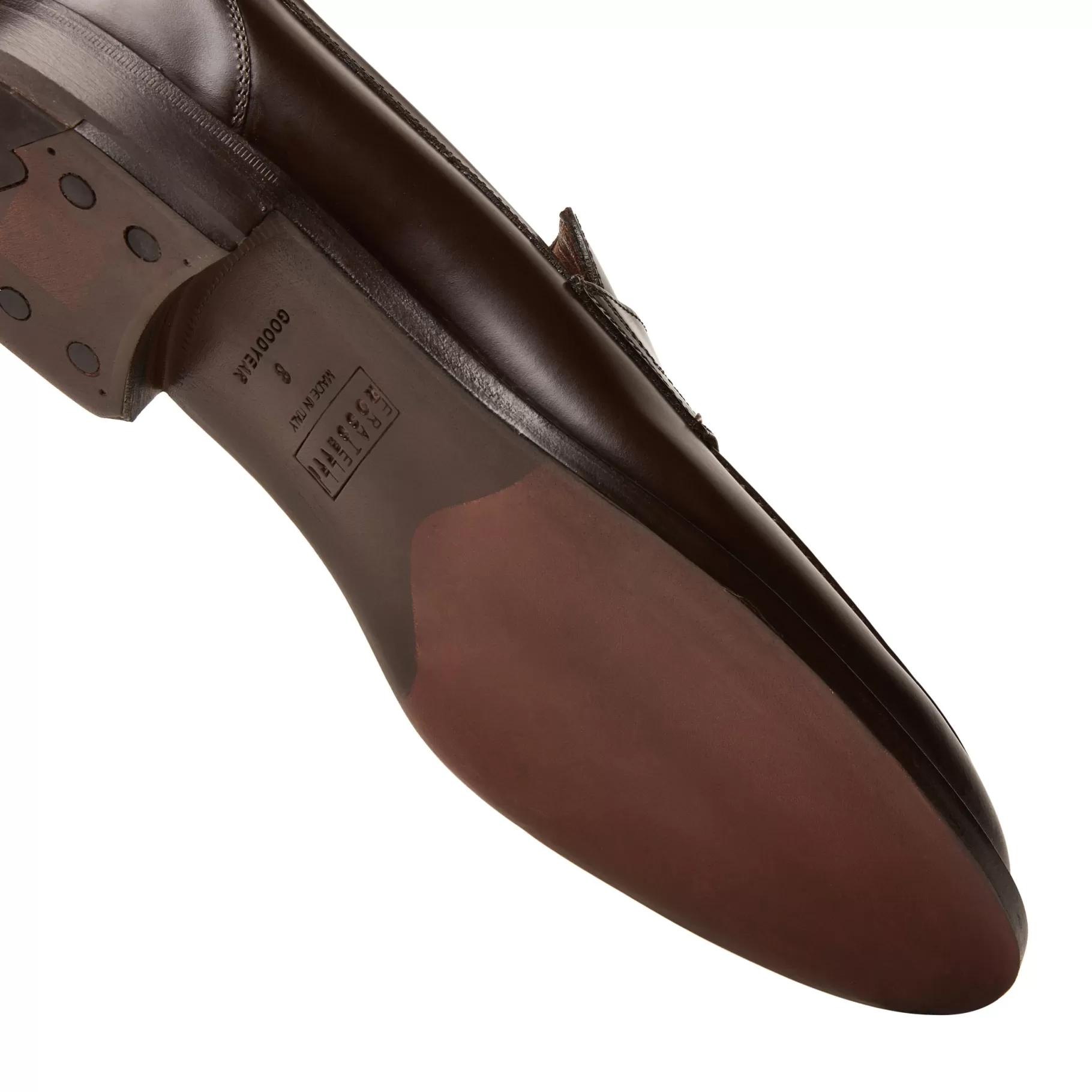 Hot Fratelli Rossetti Mocassino in pelle colore - Ebano