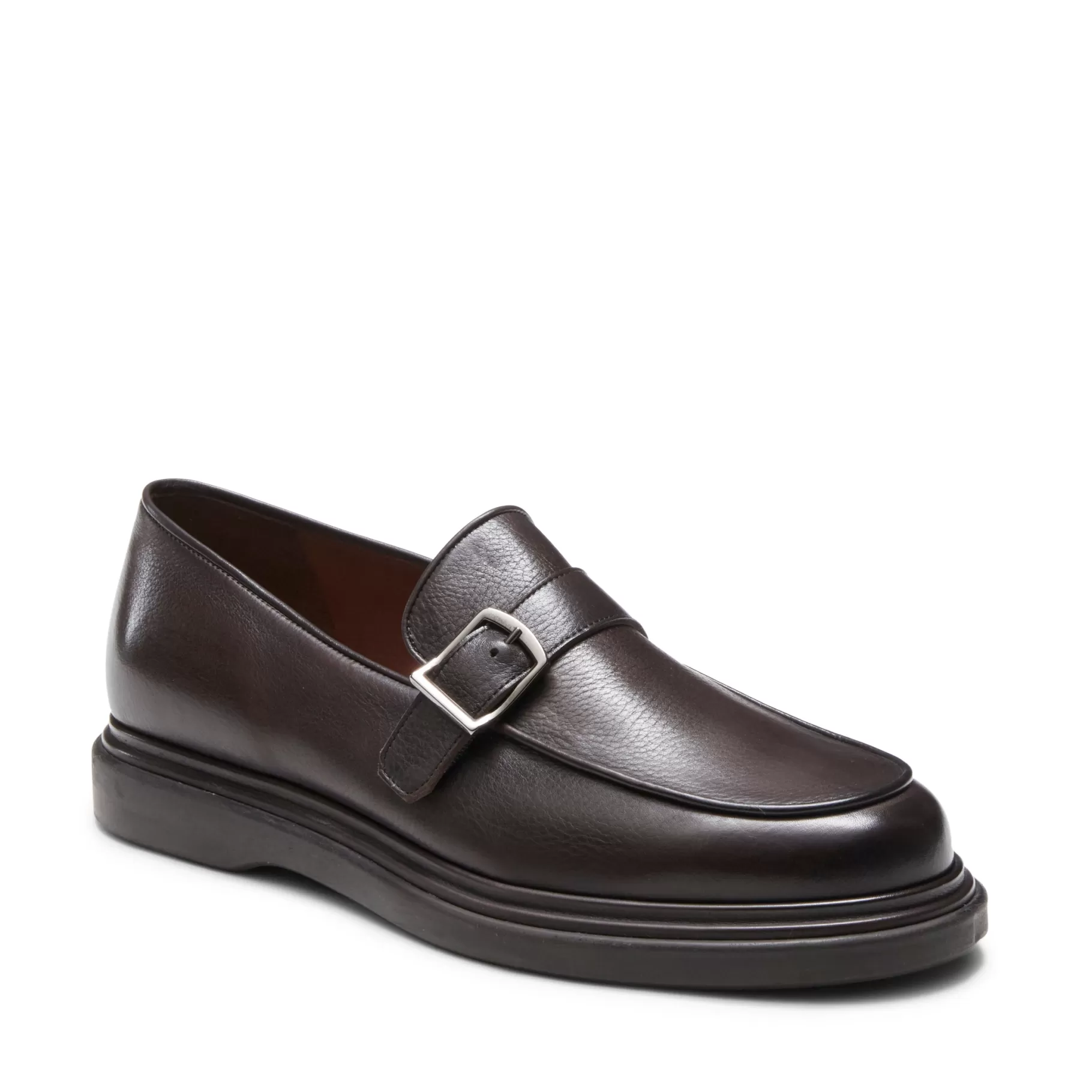 Shop Fratelli Rossetti Mocassino in pelle colore - Mogano