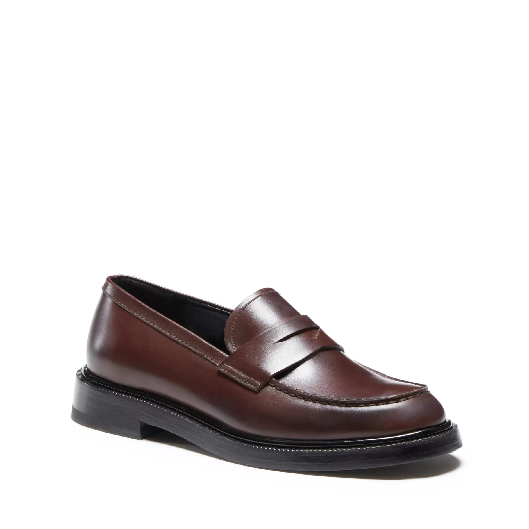 Flash Sale Fratelli Rossetti Mocassino in pelle colore - Mogano