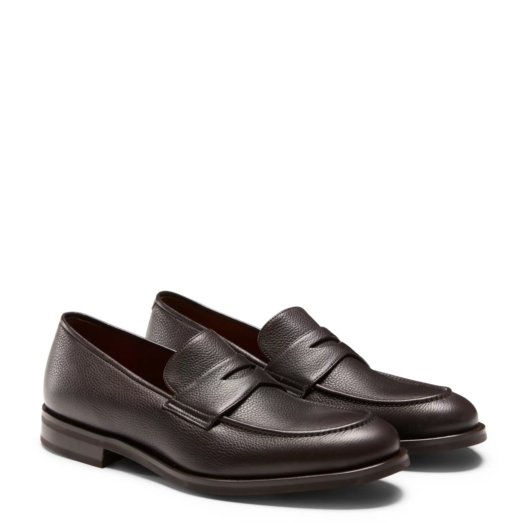 Fashion Fratelli Rossetti Mocassino in pelle colore - Mogano