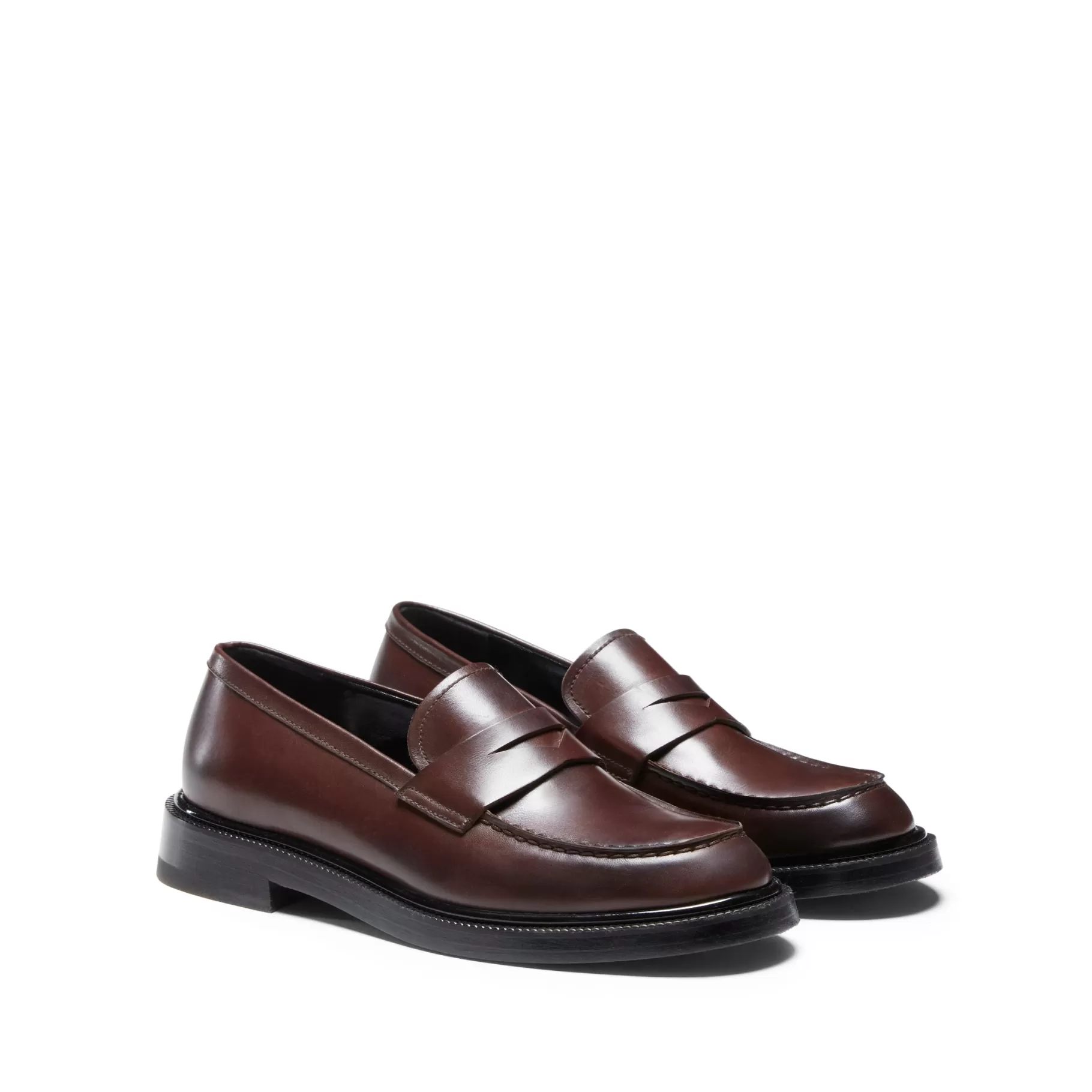 Flash Sale Fratelli Rossetti Mocassino in pelle colore - Mogano