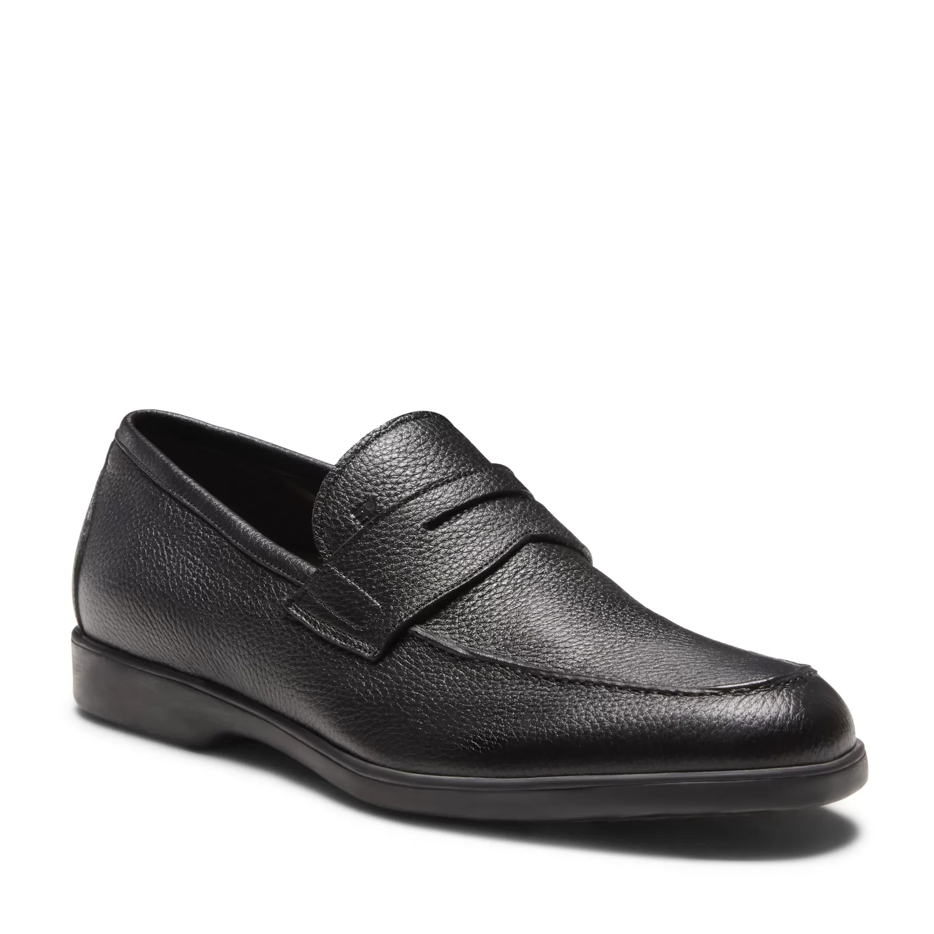 Shop Fratelli Rossetti Mocassino in pelle colore - Nero