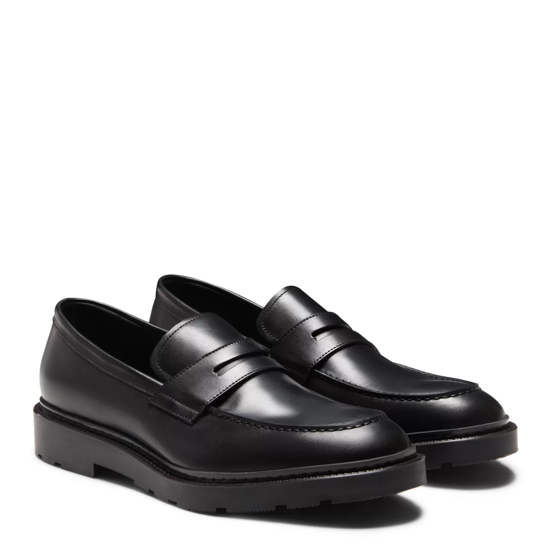 Sale Fratelli Rossetti Mocassino in pelle colore - Nero