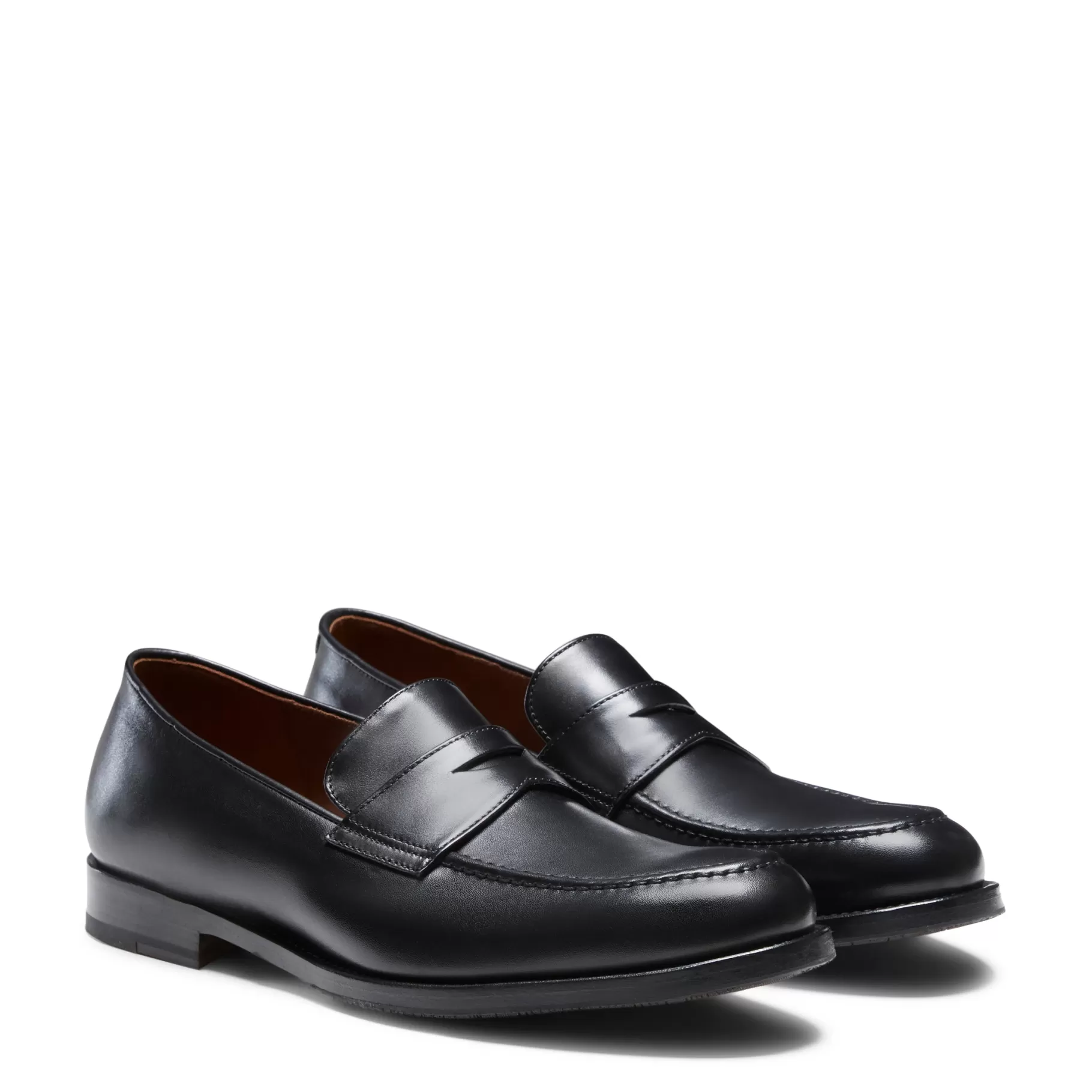 Outlet Fratelli Rossetti Mocassino in pelle colore - Nero