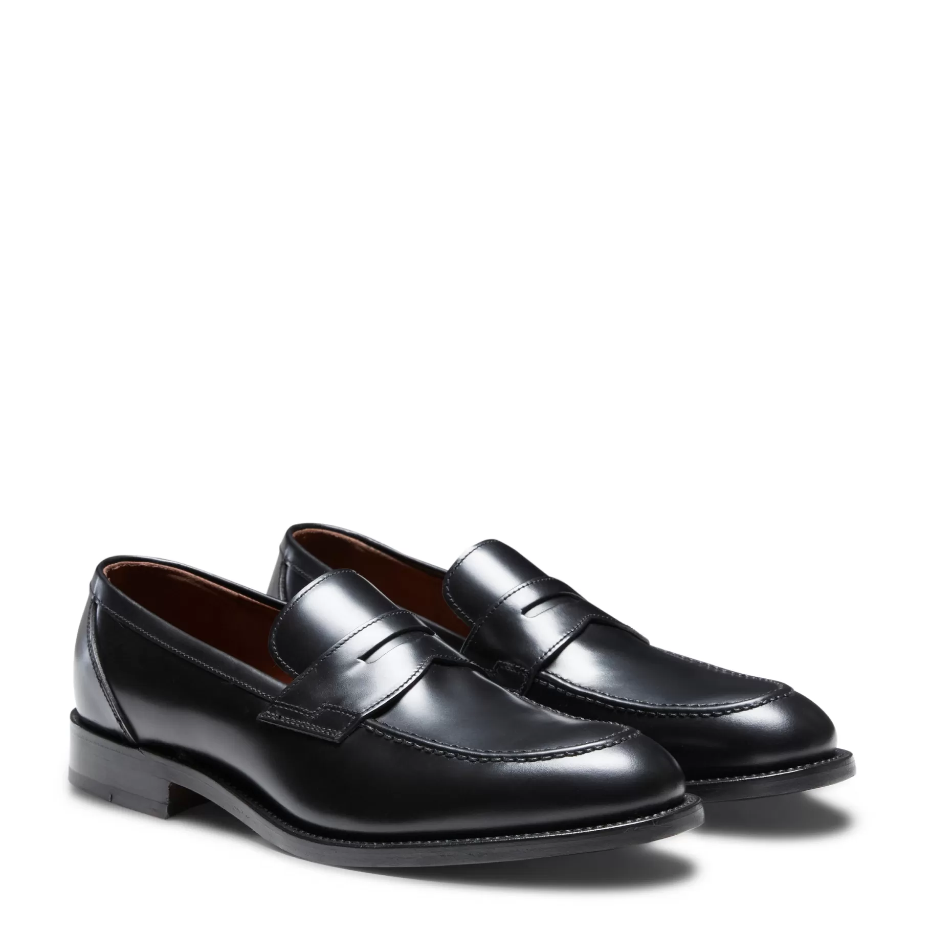 Outlet Fratelli Rossetti Mocassino in pelle colore - Nero