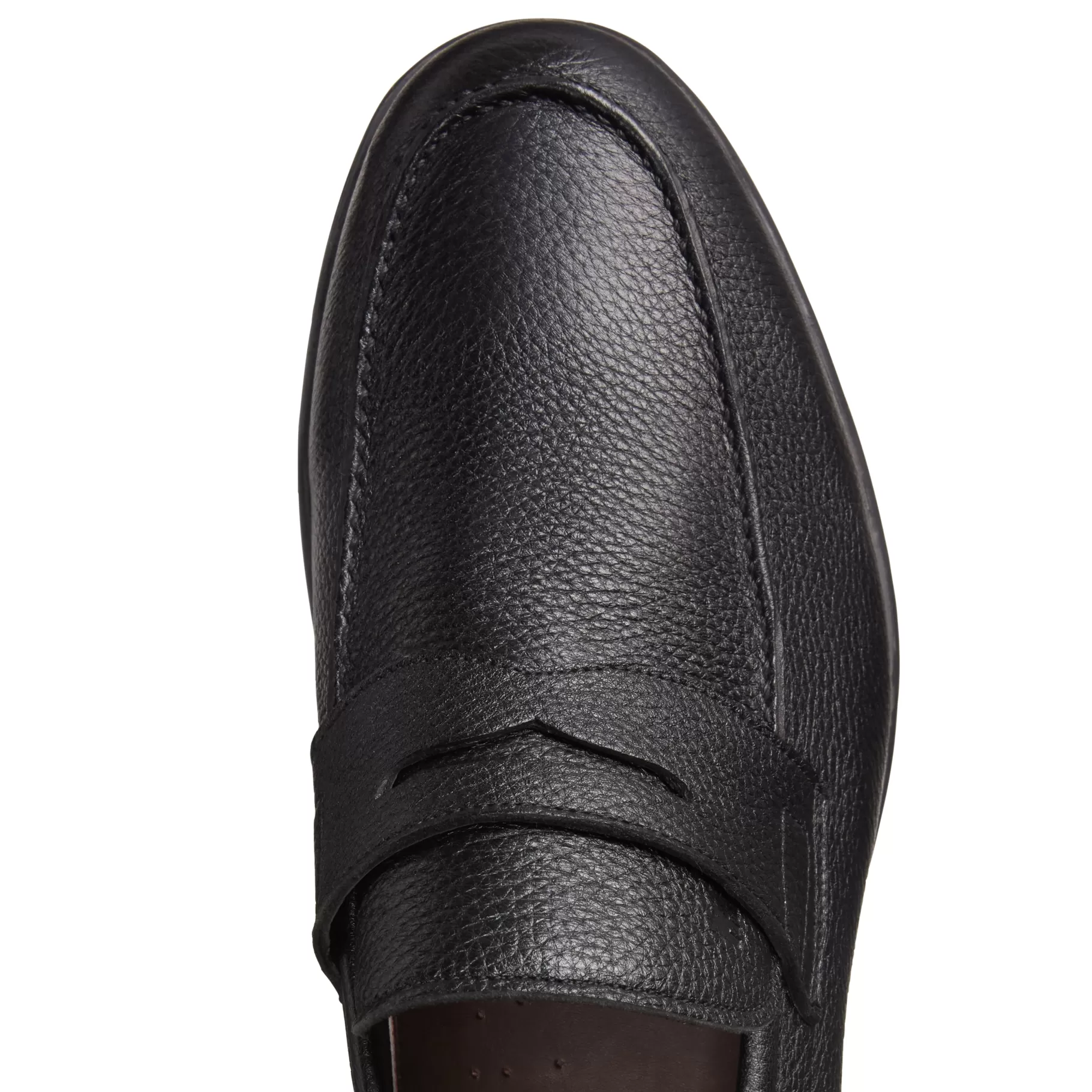 Shop Fratelli Rossetti Mocassino in pelle colore - Nero