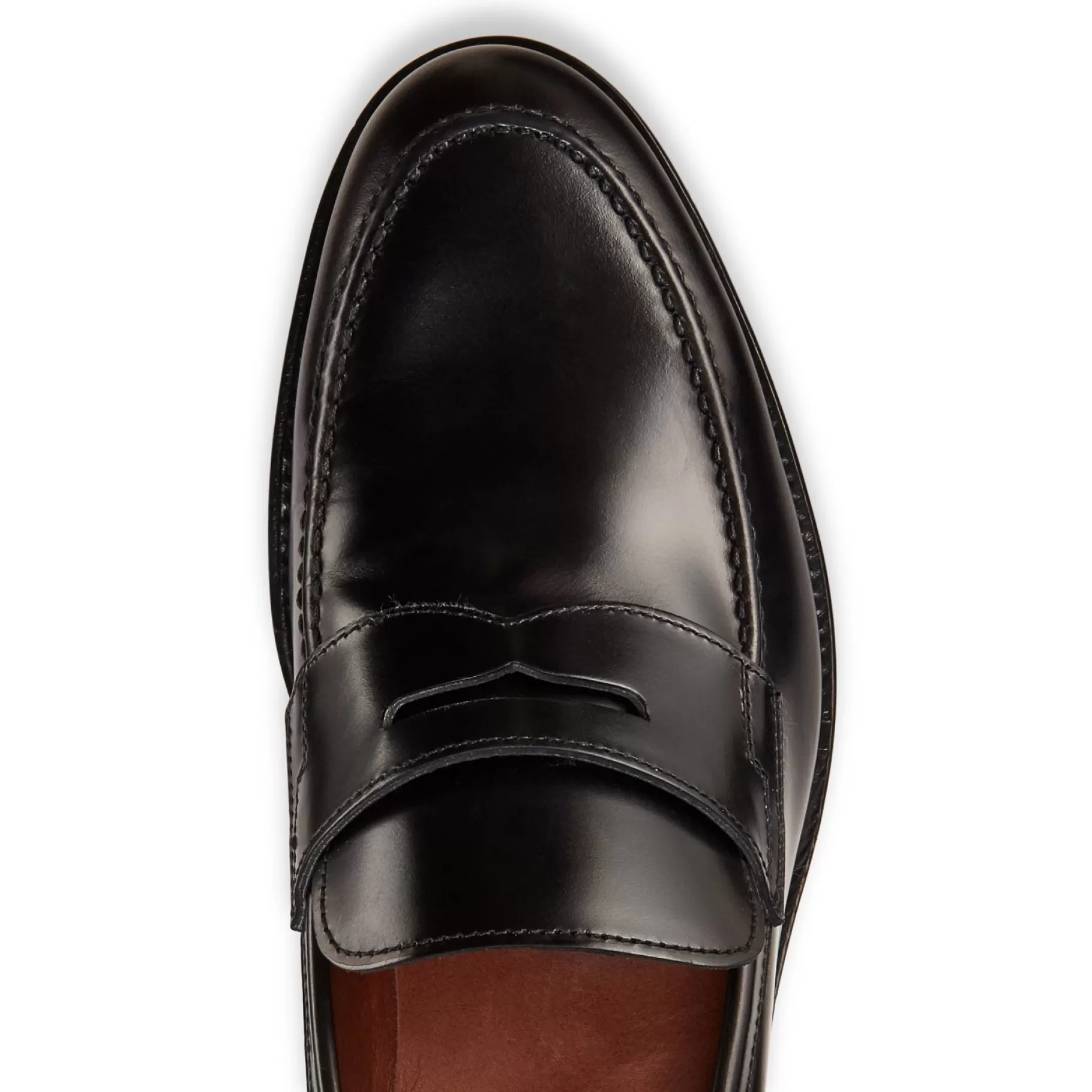 Outlet Fratelli Rossetti Mocassino in pelle colore - Nero