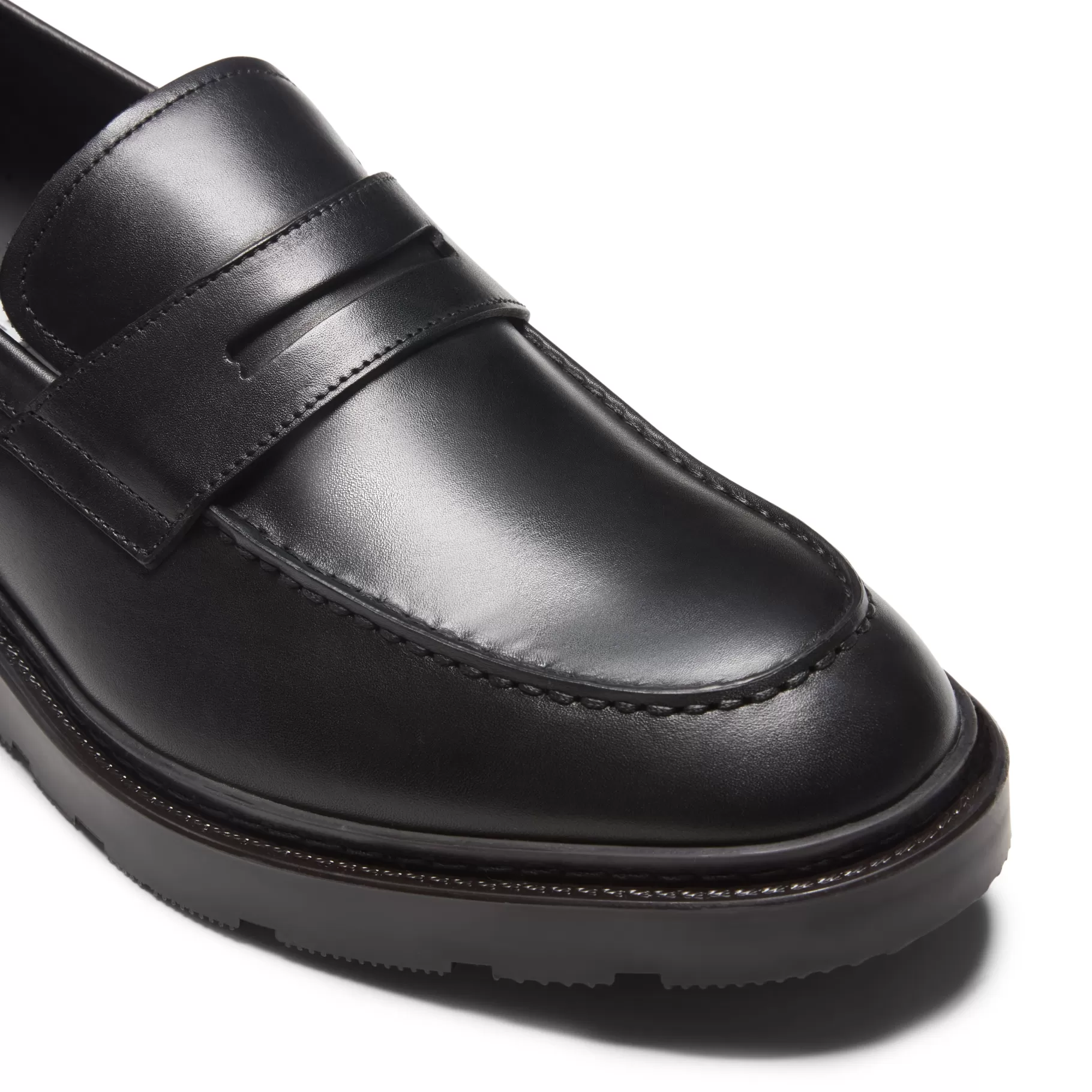 Sale Fratelli Rossetti Mocassino in pelle colore - Nero