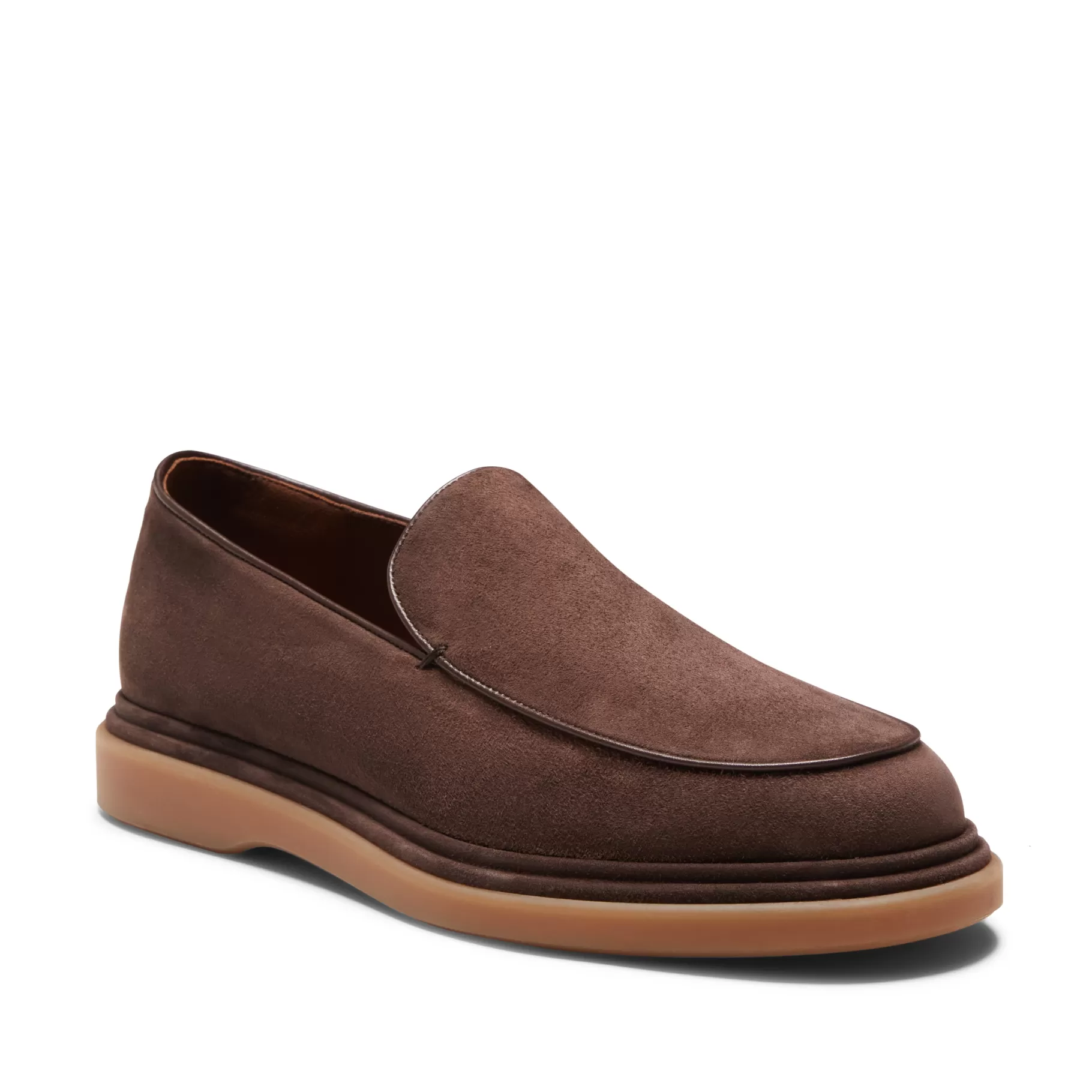 Hot Fratelli Rossetti Mocassino in suede colore - Ebano