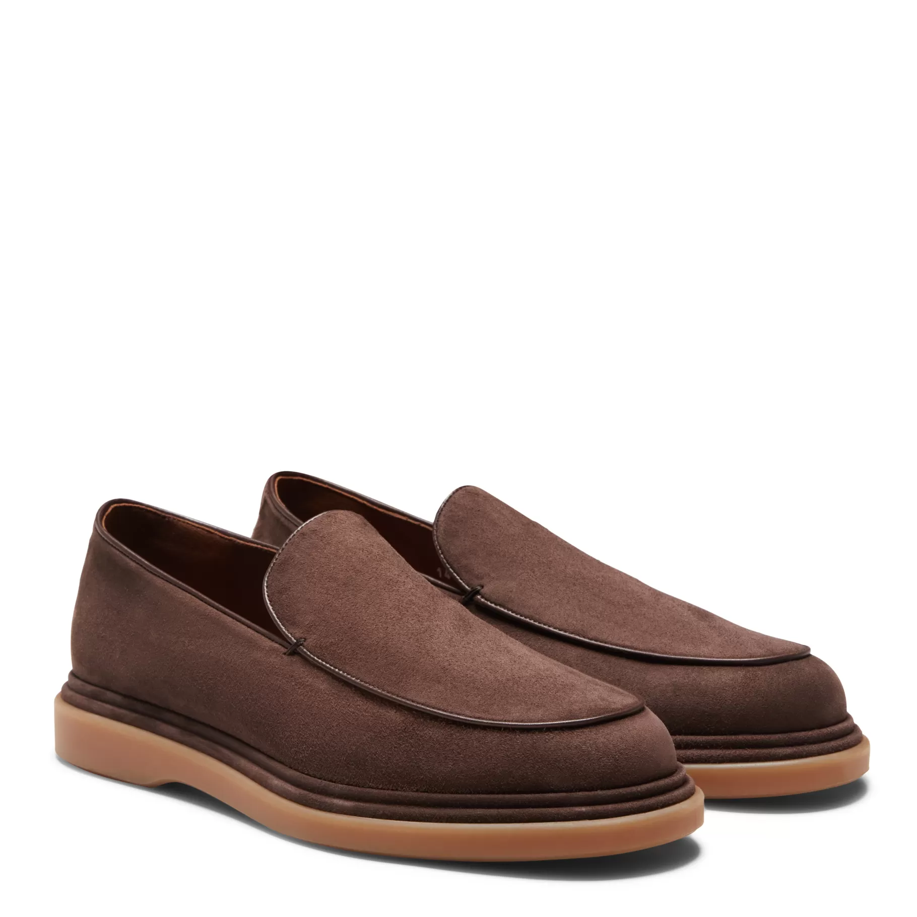 Hot Fratelli Rossetti Mocassino in suede colore - Ebano