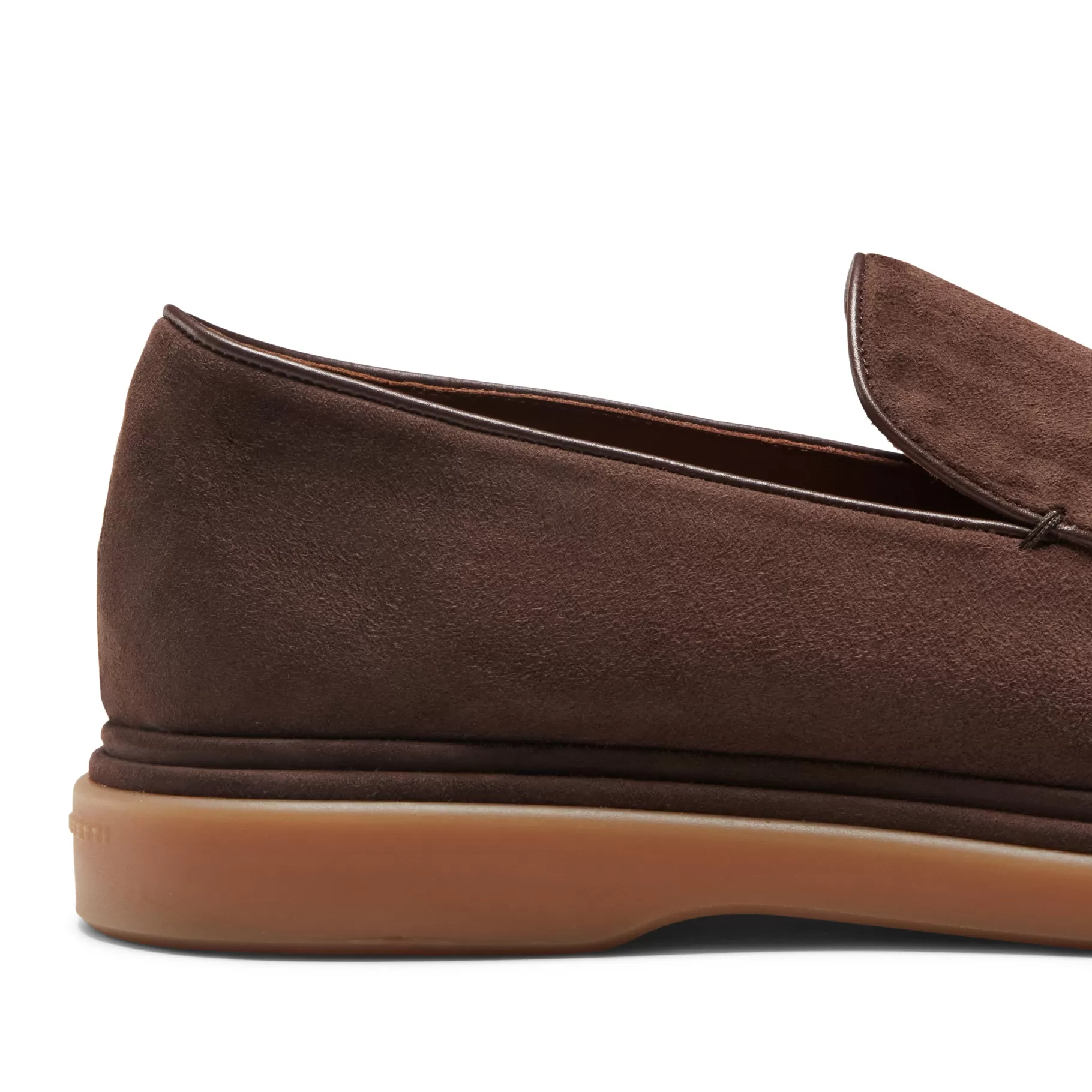 Hot Fratelli Rossetti Mocassino in suede colore - Ebano