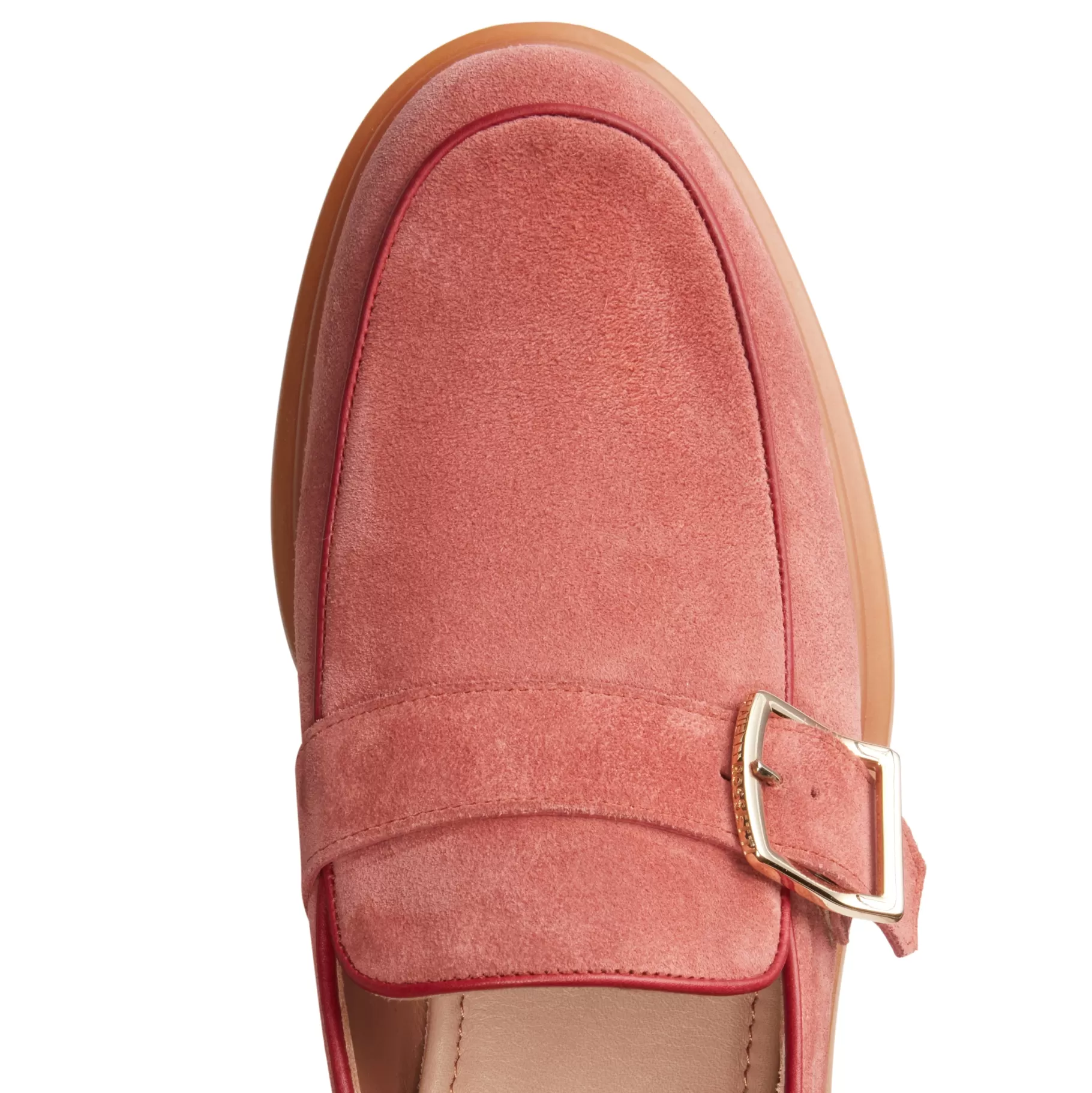 New Fratelli Rossetti Mocassino in suede colore - Litchi