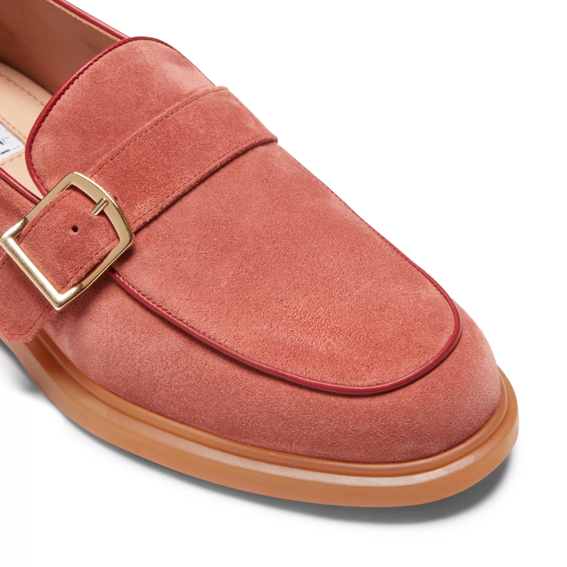 New Fratelli Rossetti Mocassino in suede colore - Litchi