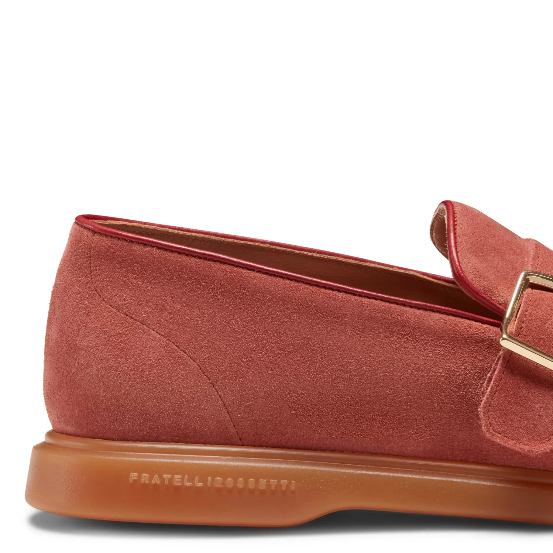 New Fratelli Rossetti Mocassino in suede colore - Litchi
