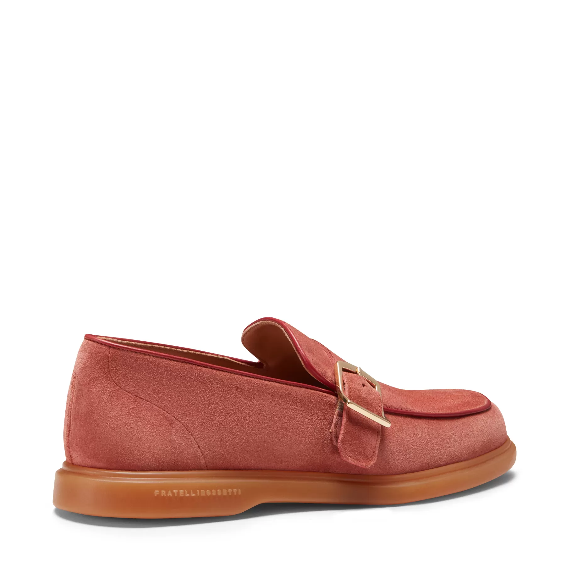 New Fratelli Rossetti Mocassino in suede colore - Litchi