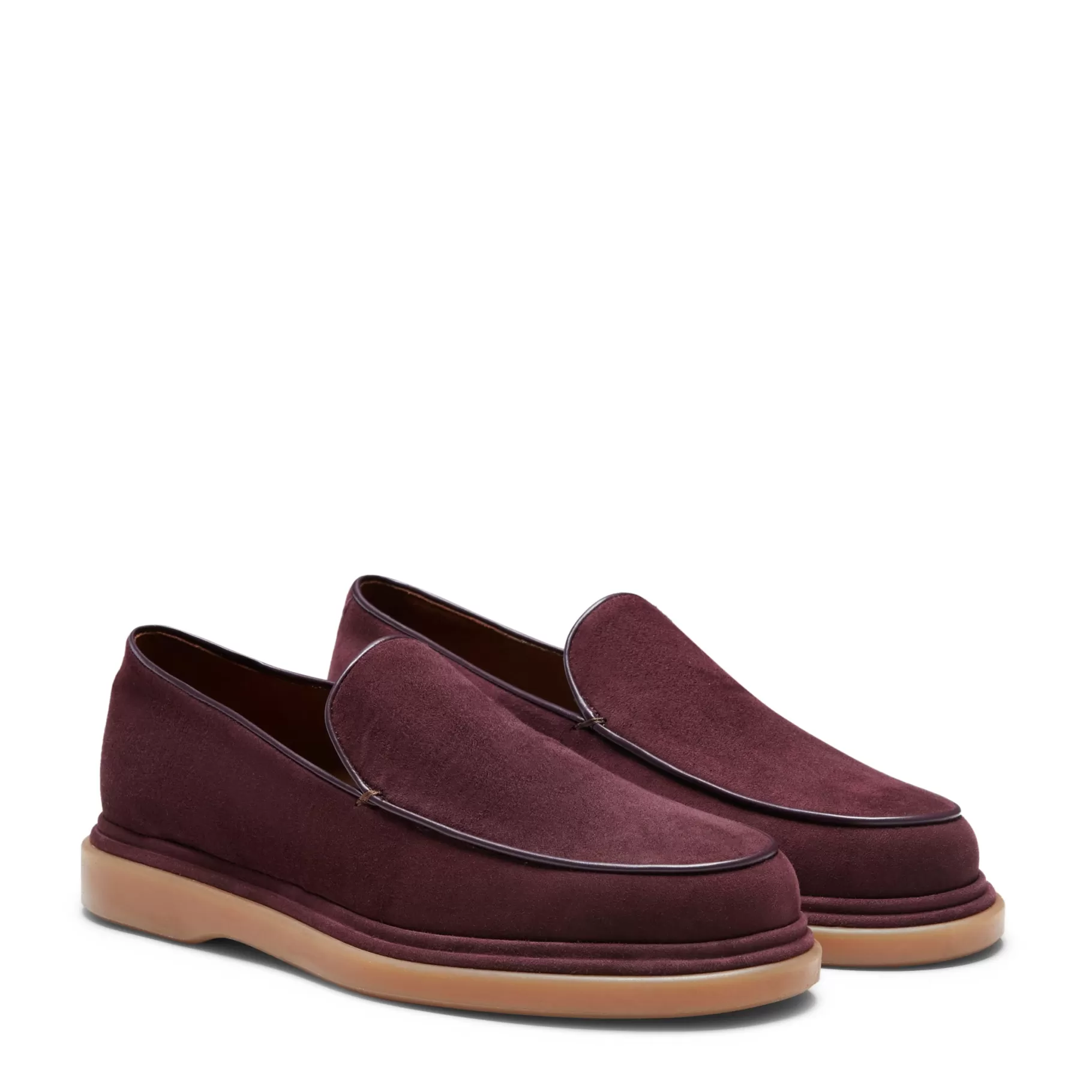 Best Sale Fratelli Rossetti Mocassino in suede colore - Mosto