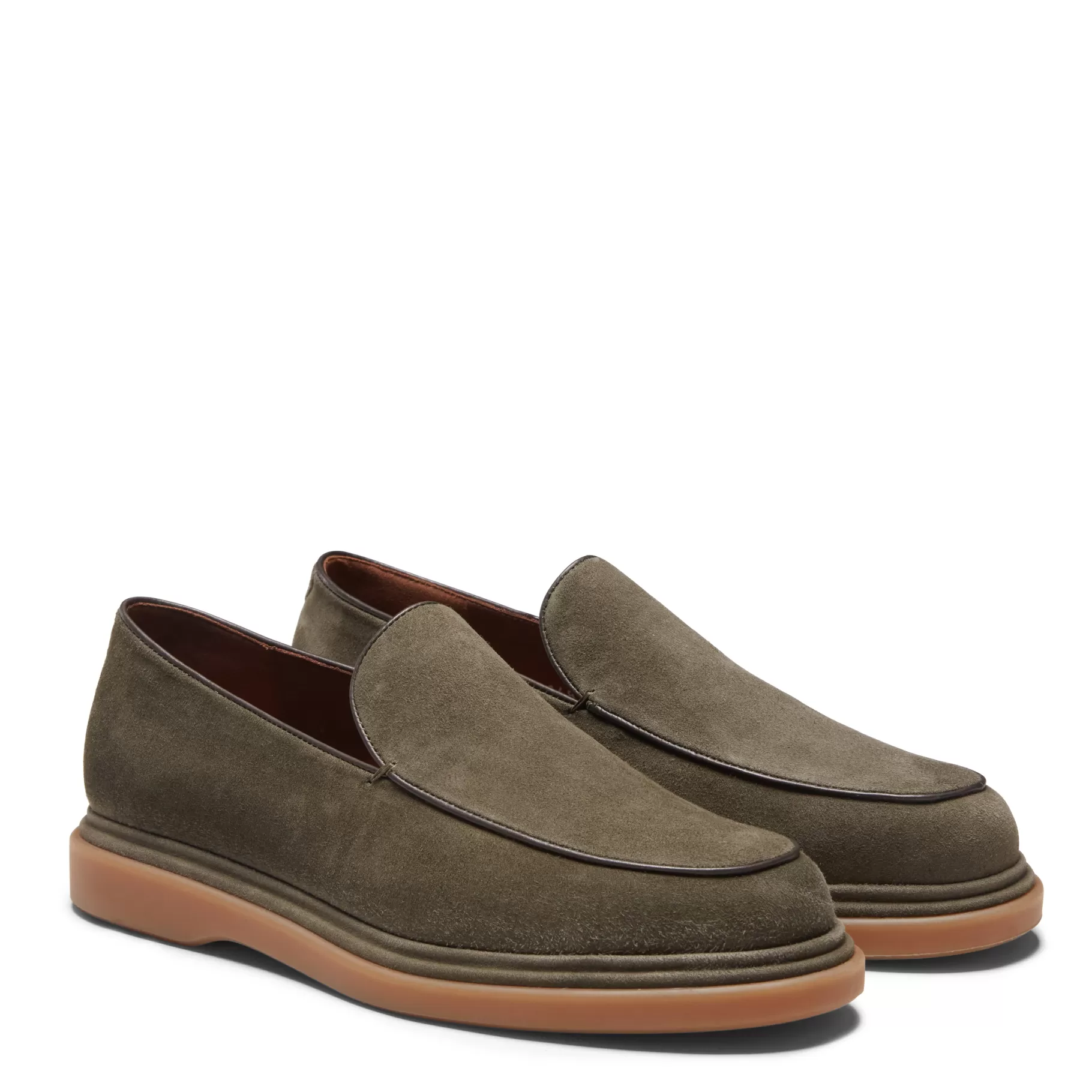 Cheap Fratelli Rossetti Mocassino in suede colore - Oliva