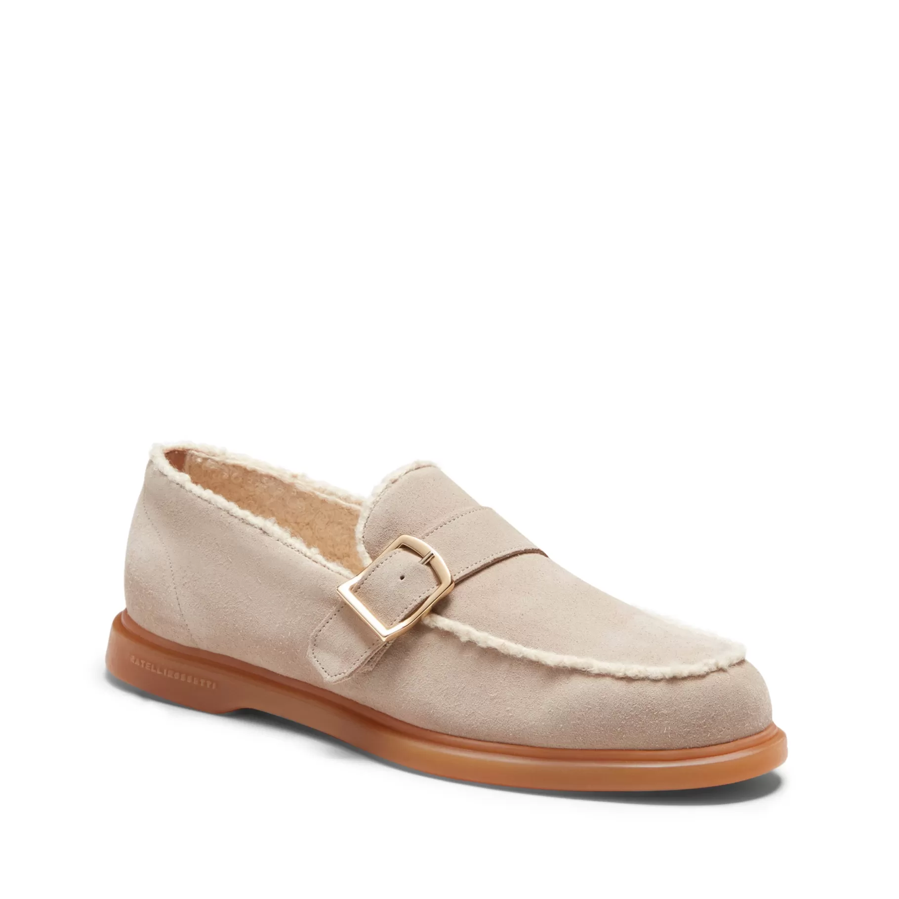 Clearance Fratelli Rossetti Mocassino in suede colore - Sabbia