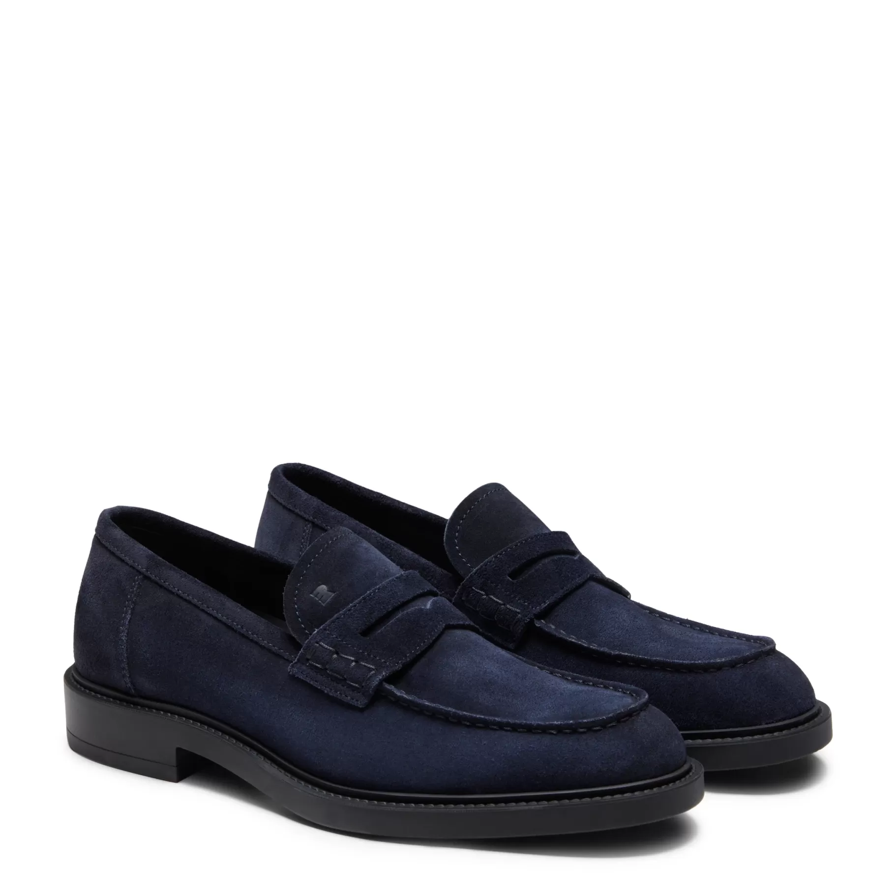 Fashion Fratelli Rossetti Mocassino uomo in suede colore blu- Marine