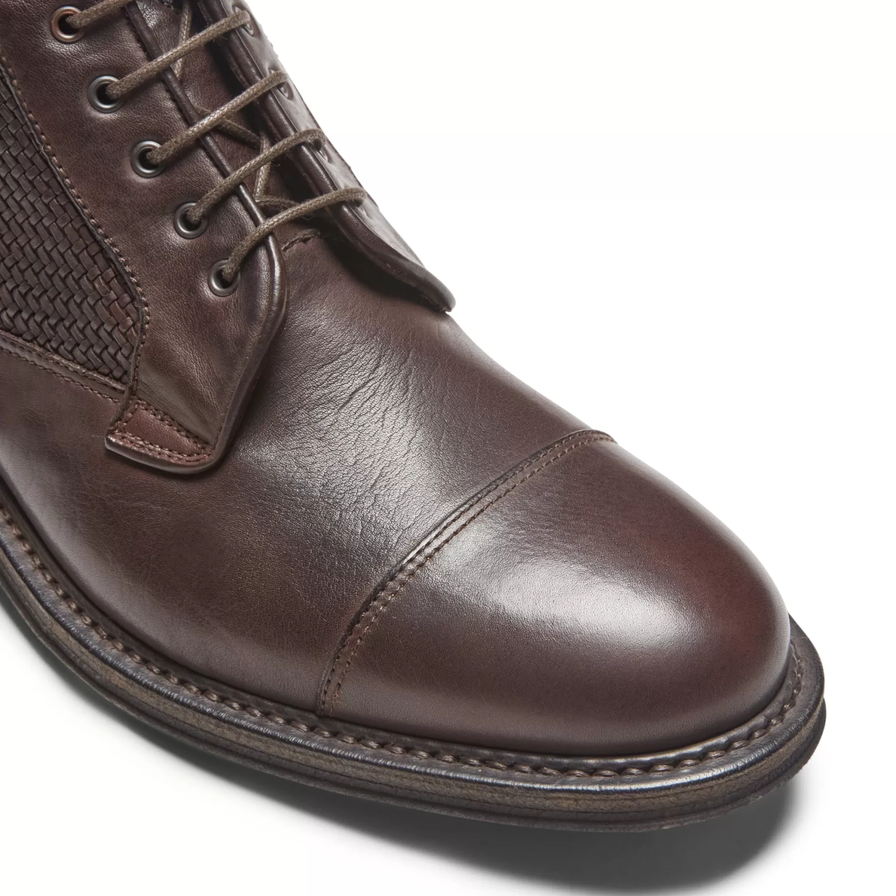 Flash Sale Fratelli Rossetti Polacco in pelle da uomo colore - Mogano