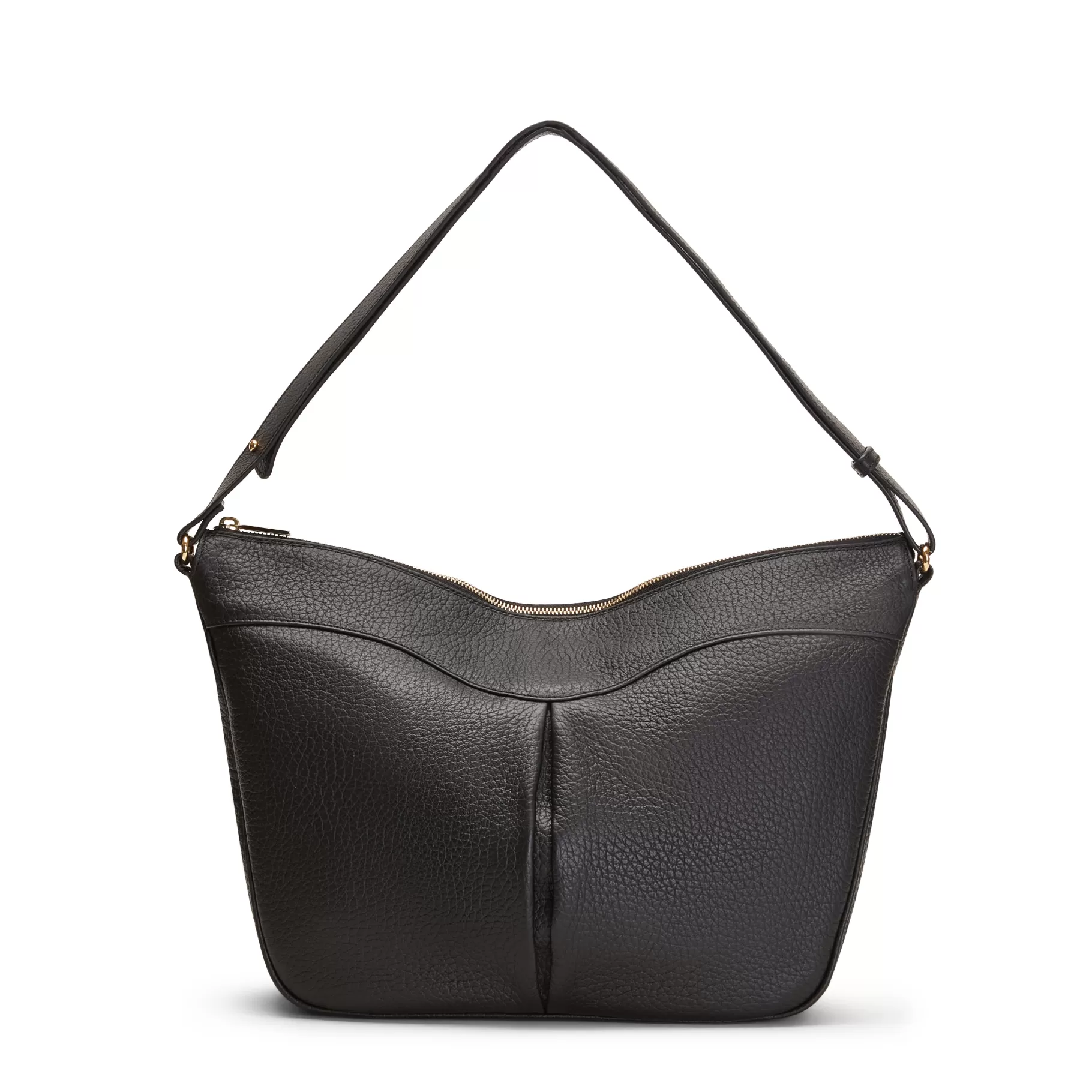 Outlet Fratelli Rossetti Shoulder bag Claire in pelle colore nero-