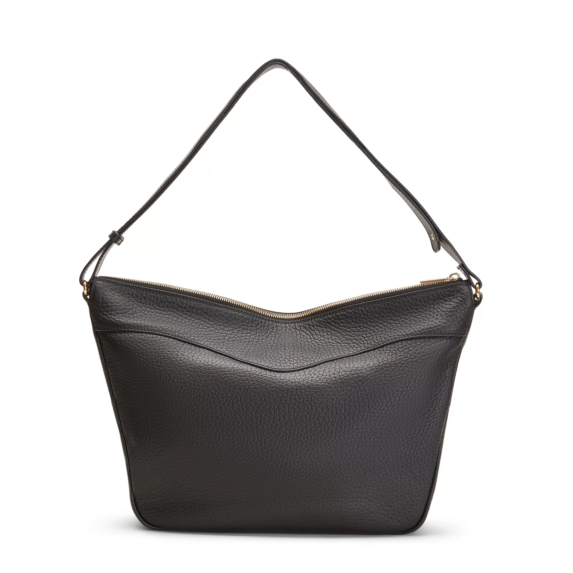 Outlet Fratelli Rossetti Shoulder bag Claire in pelle colore nero-