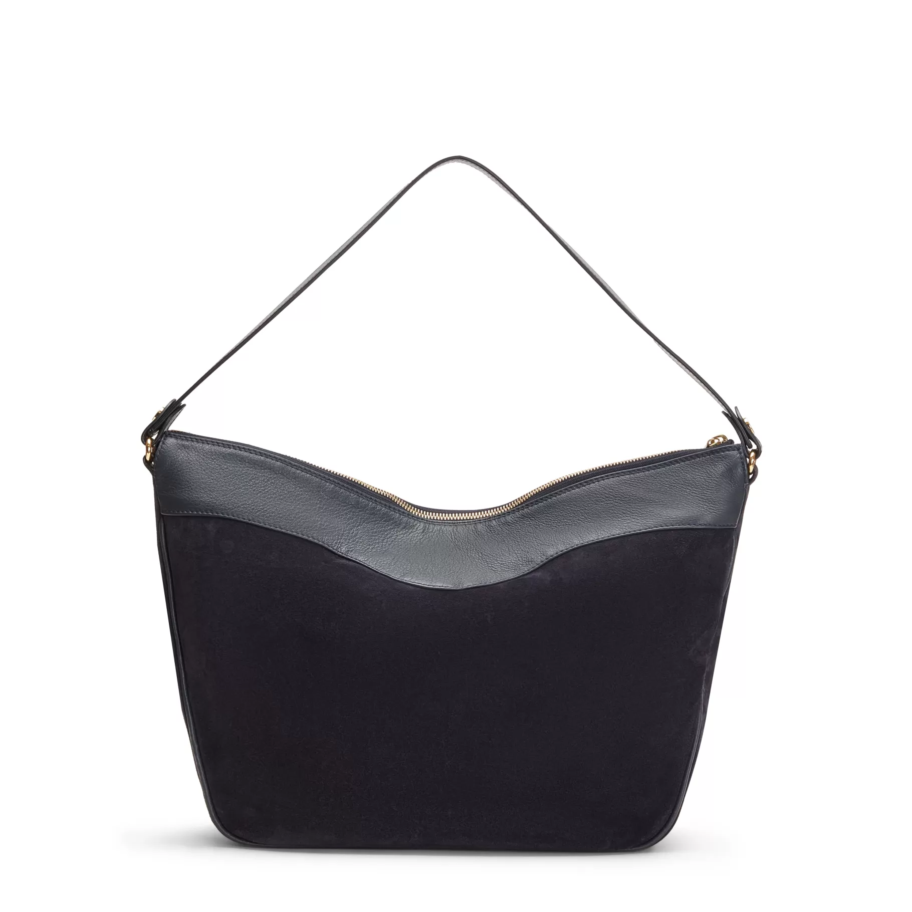 Hot Fratelli Rossetti Shoulder bag Claire in suede blu navy-